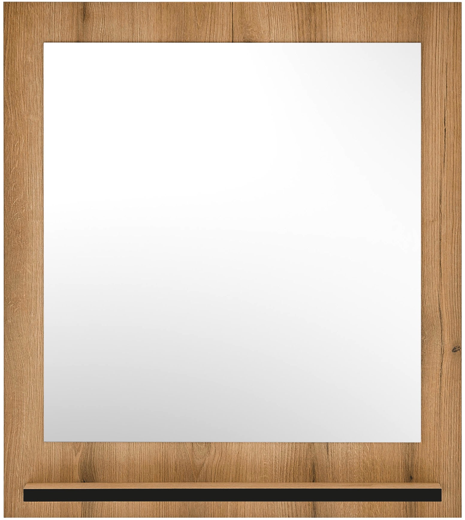 Home affaire Garderobenspiegel »Cantara, Spiegel in zwei Farben, modernes, zeitloses Design« universell einsetzbar, mit Ablagefläche, eckig, 79 cm breit