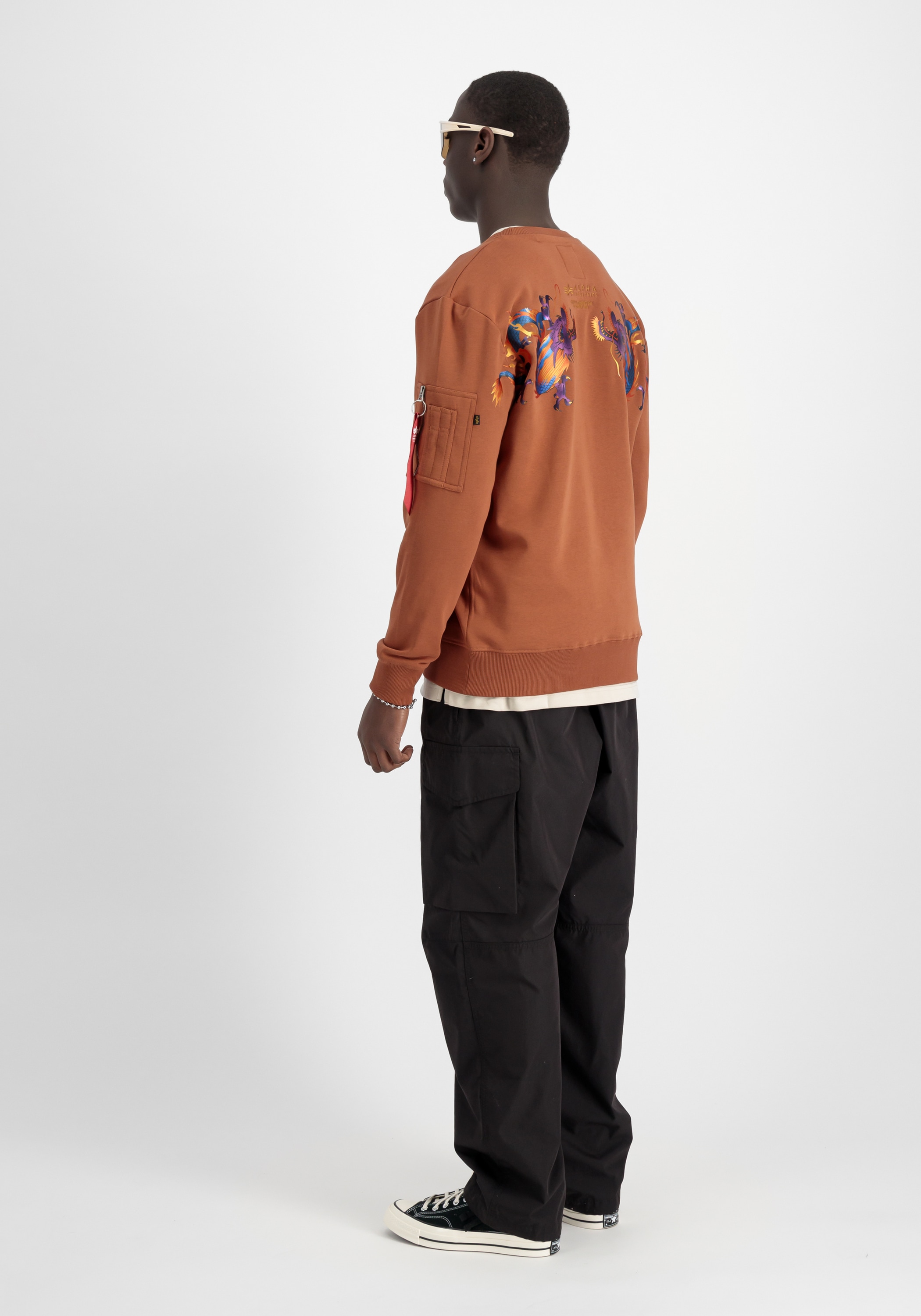 Alpha Industries Sweater »Alpha Industries Men - Sweatshirts Dragon EMB Sweatshirt«
