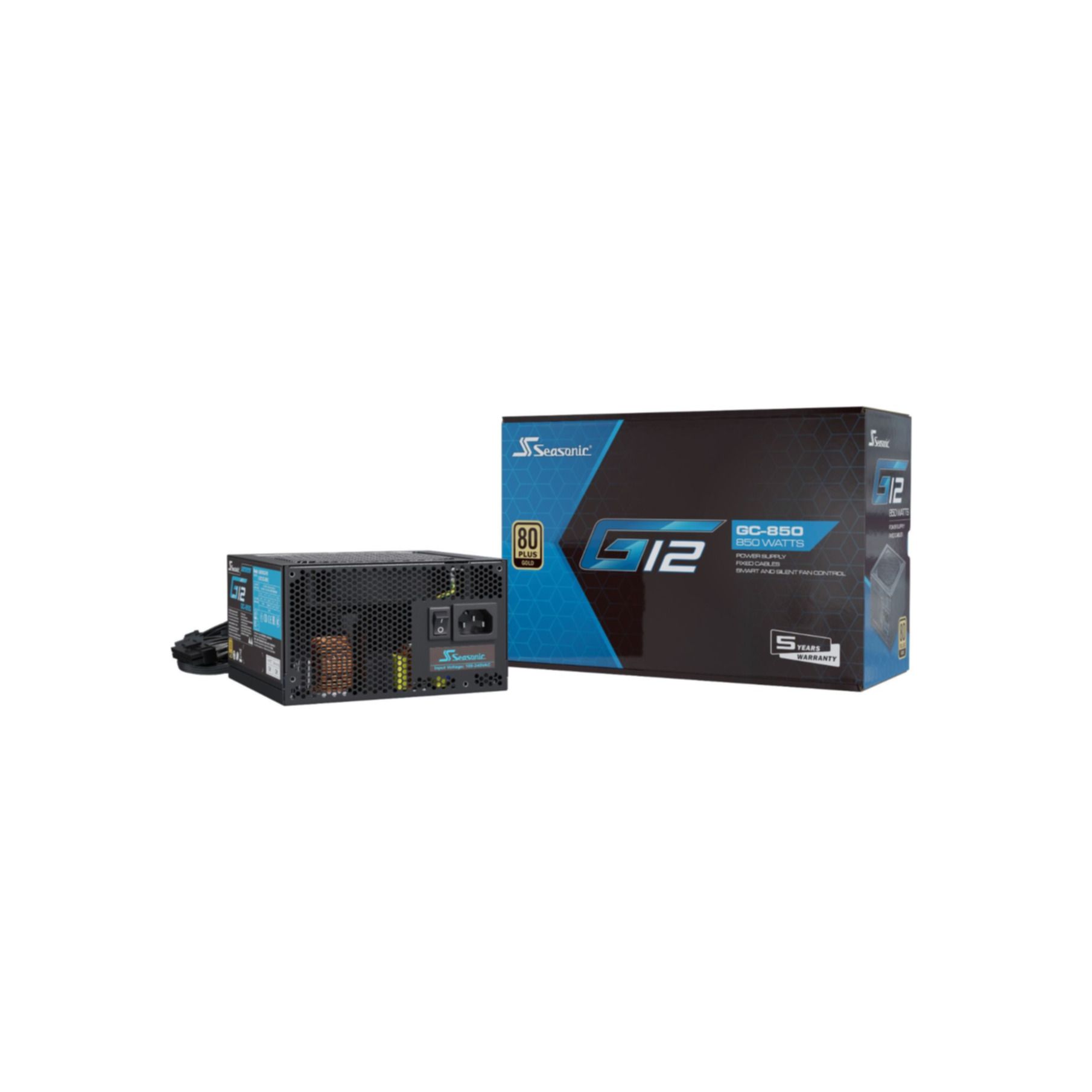 PC-Netzteil »G12-GC«, Leistung:850W, Feature: 80 PLUS Gold Standard