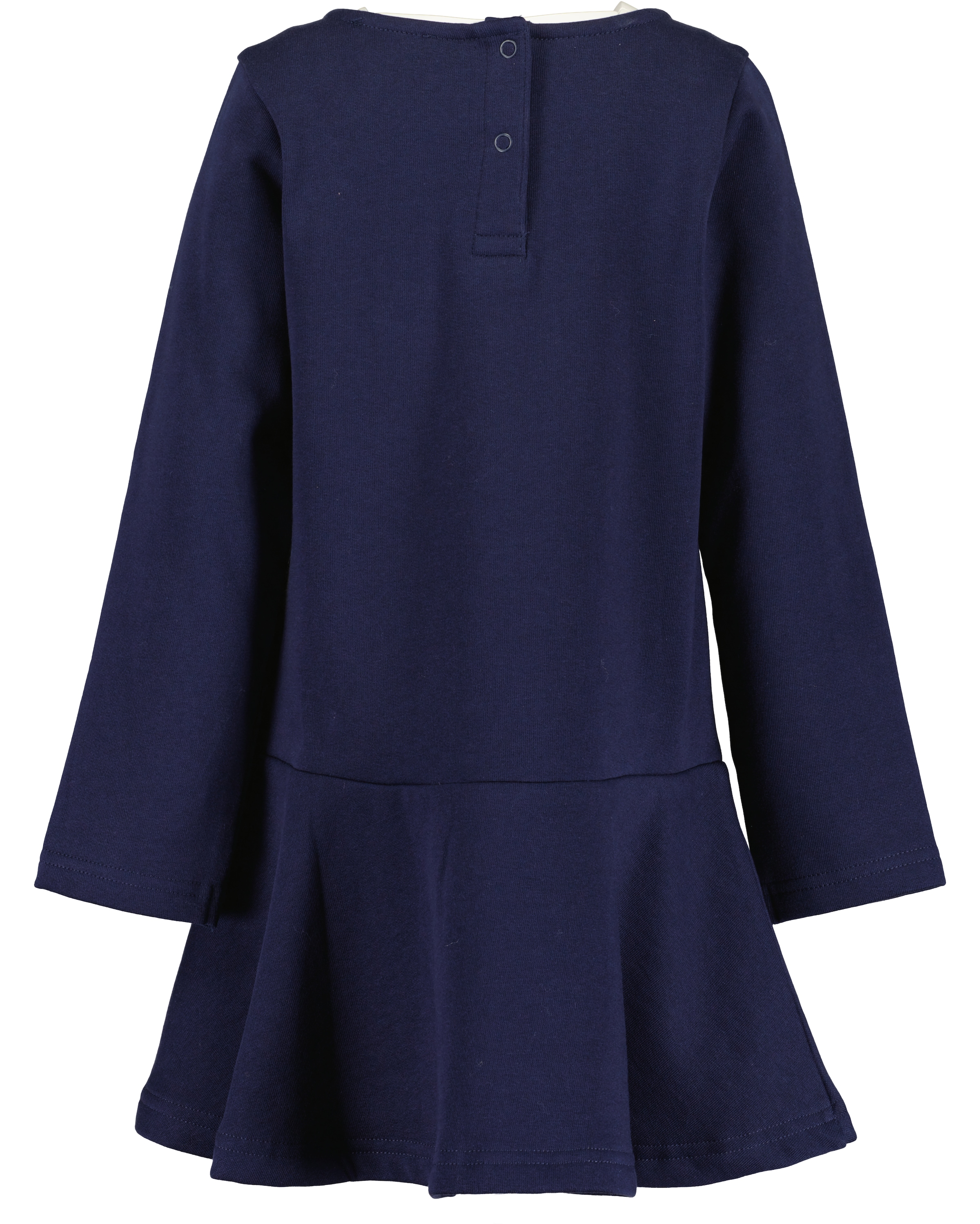 Blue Seven Sweatkleid Baumwolle, mit Glitzerdruck mit Pailletten- und Tüll-Details
