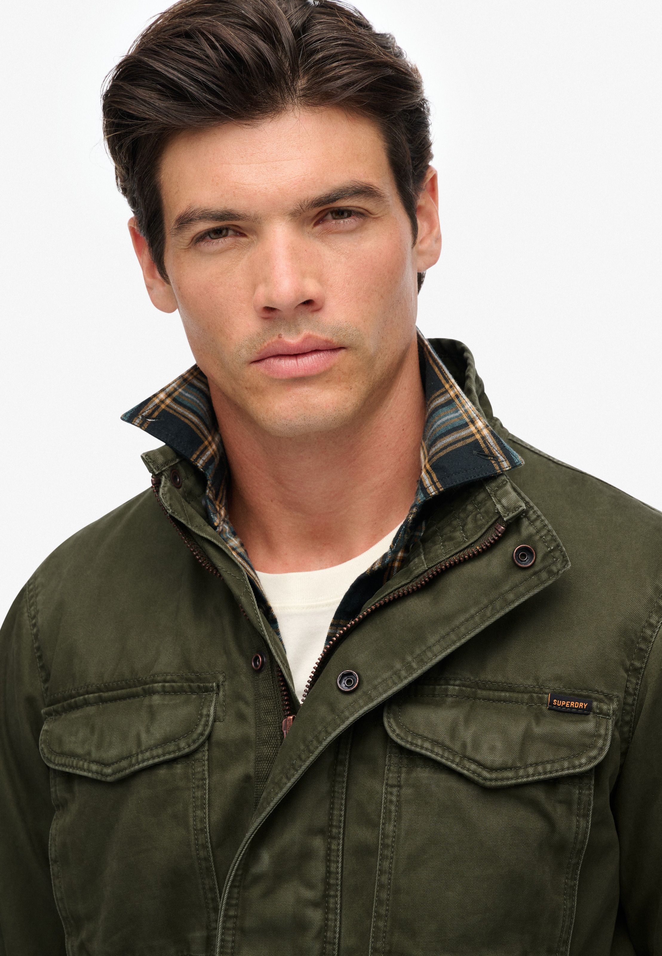 Superdry Parka »M65 MILITARY JACKET«, ohne Kapuze