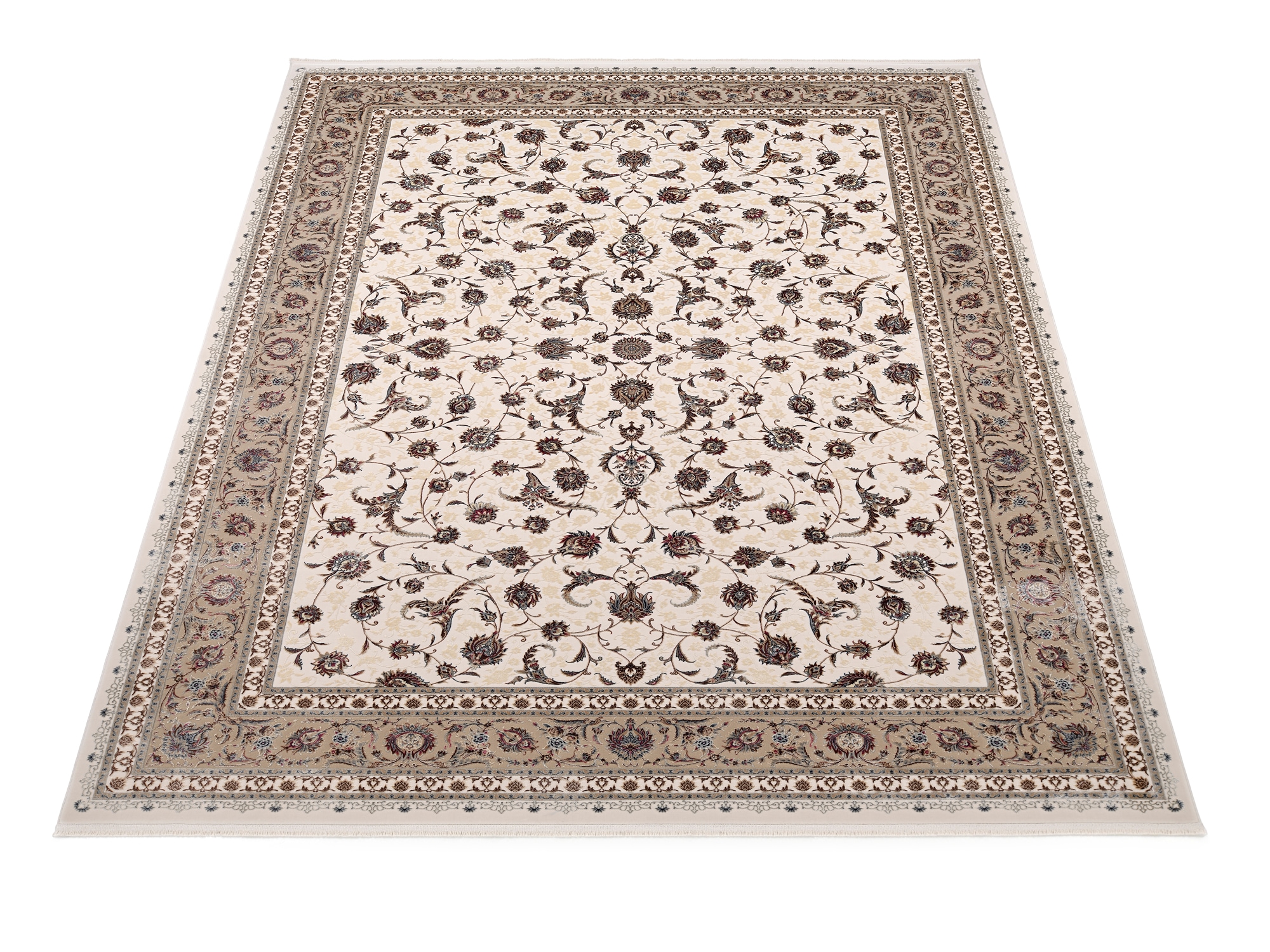 OCI DIE TEPPICHMARKE Teppich »MYSTIC HERITAGE« rechteckig 7 mm Höhe florale Muster in 3D-Optik, maschinell gewebt, Viskose