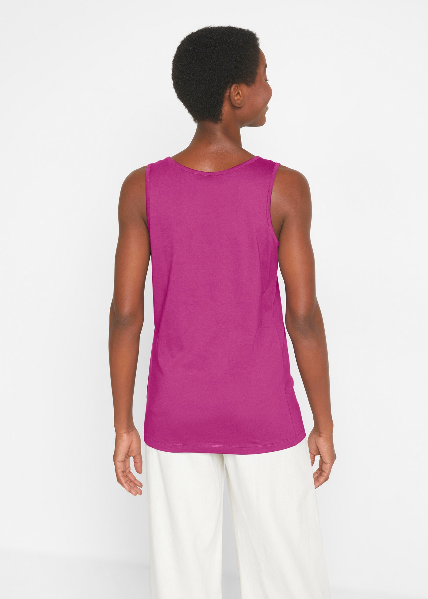 bonprix Longtop Packung, 5 tlg. figurumspielende Passform, po-bedeckend