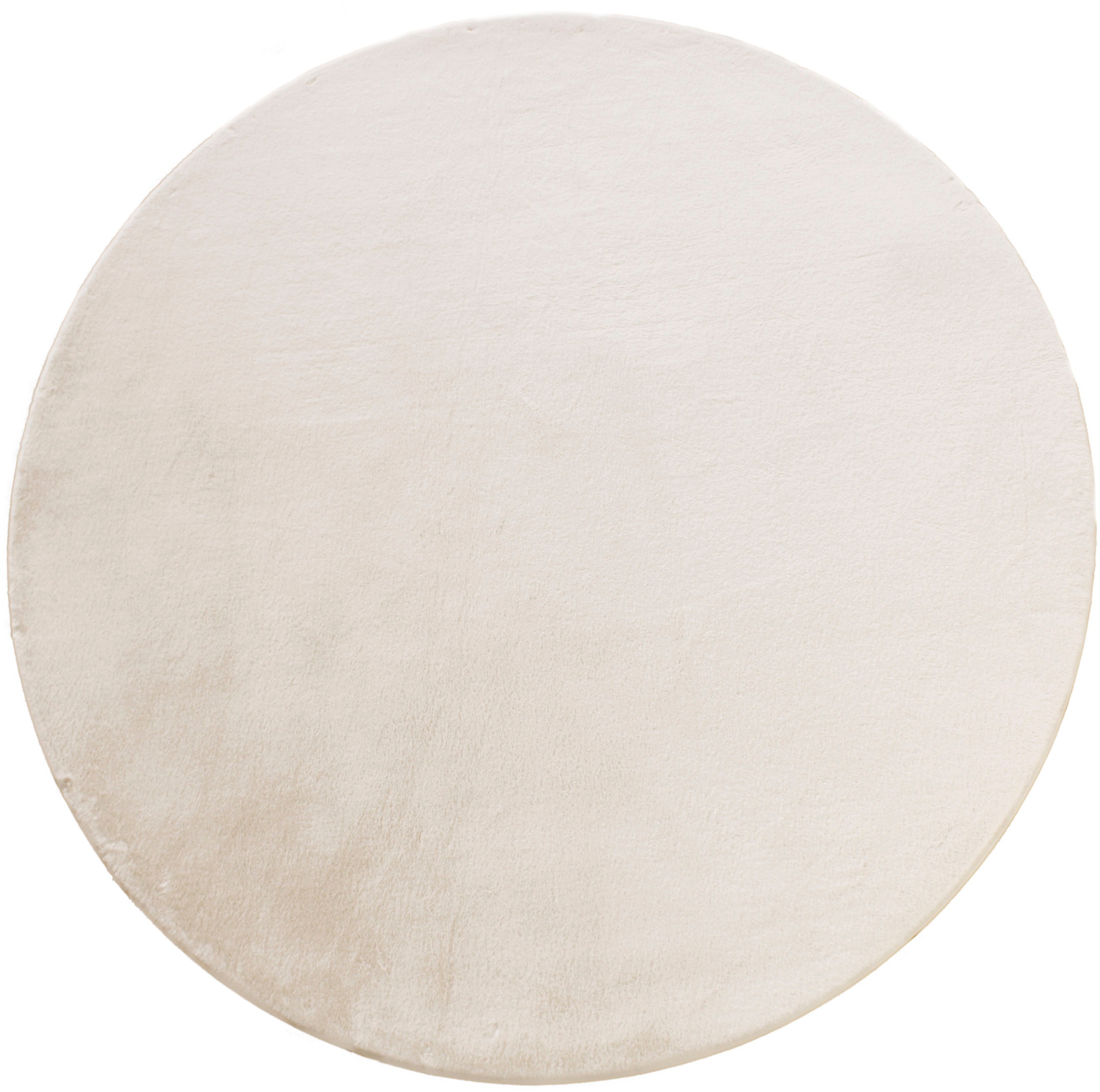 Leonique Fellteppich »Balu«, rund, 20 mm Höhe, Kunstfell in Kaninchenfell Haptik, fußbodenheizungsgeeignet, pflegeleicht, ideale Teppiche für Wohnzimmer, Schlafzimmer, Esszimmer, Arbeitszimmer