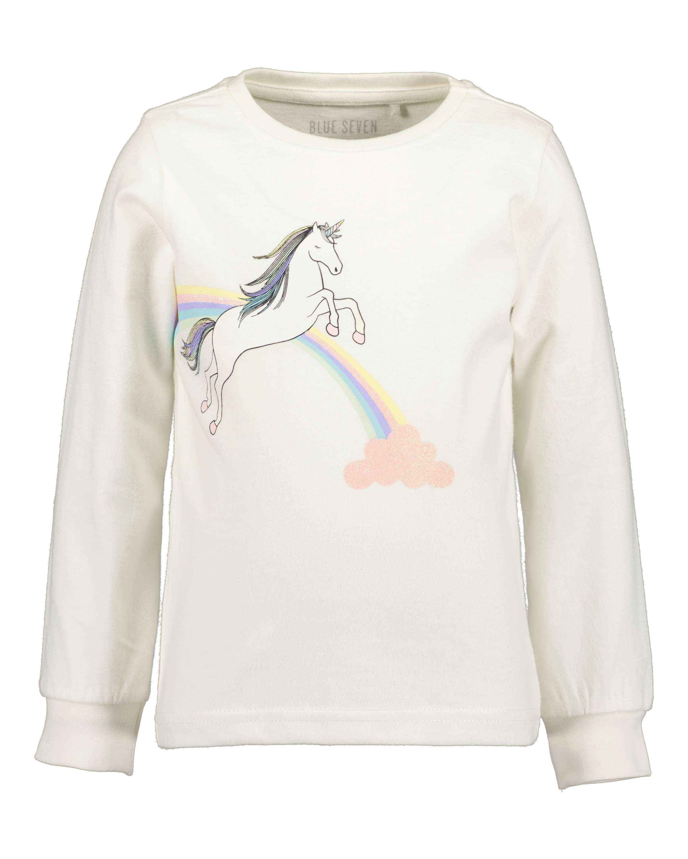 Blue Seven Pyjama Set, 2 Stk. tlg., mit süßem Einhorn-Frontmotiv