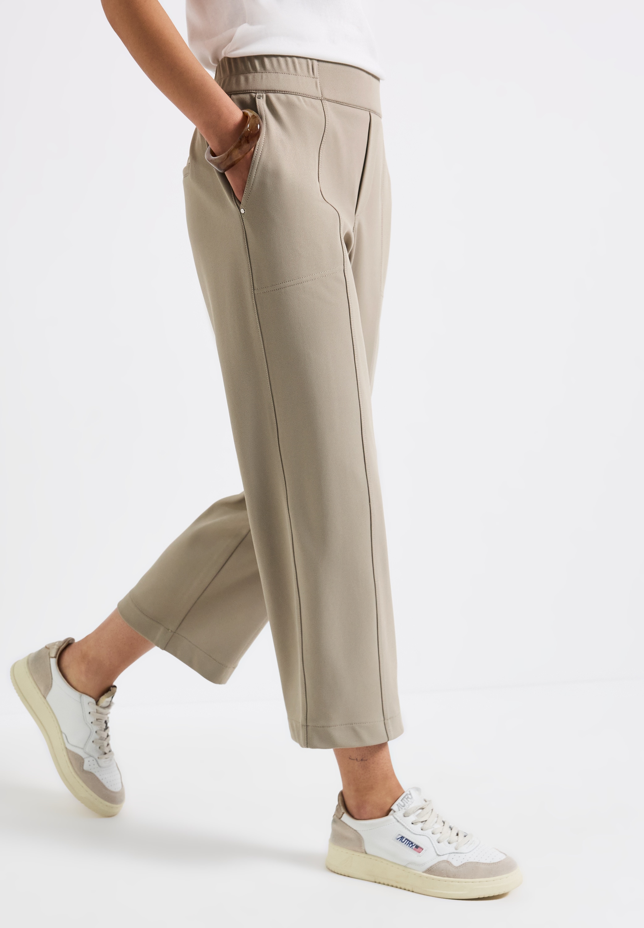 STREET ONE 7/8-Hose, mit Taschen und Gummizug