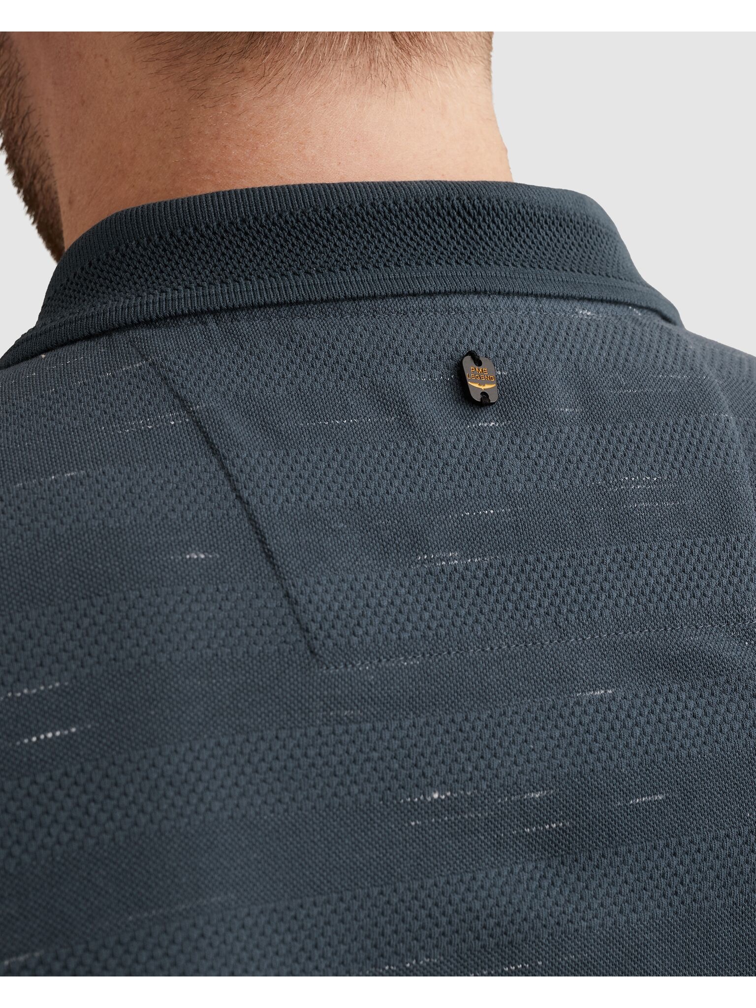 PME LEGEND Poloshirt mit Logo Stickerei