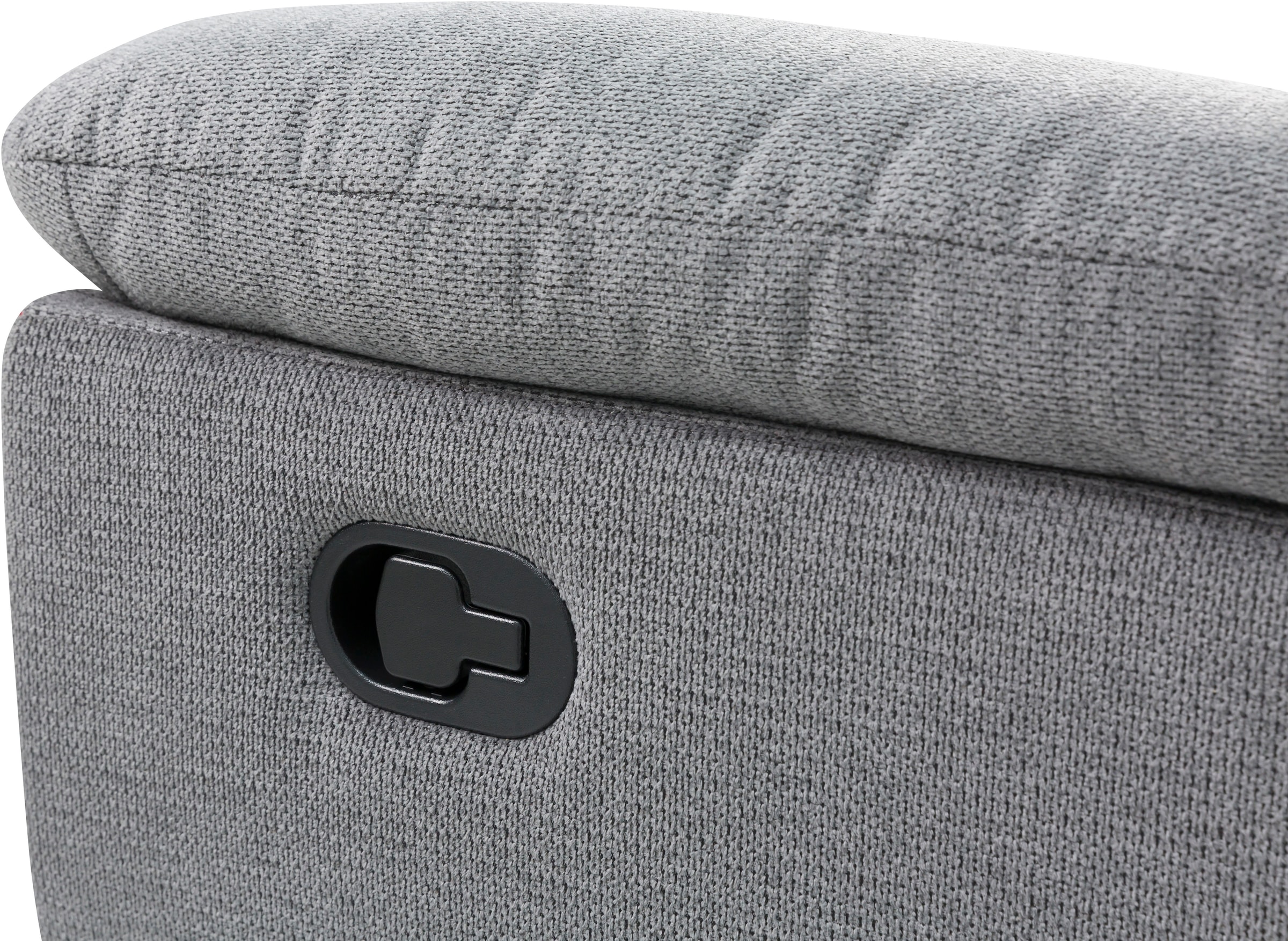 Home affaire 2-Sitzer »LANNOY, mit manueller o. elektrischer Relaxfunktion in beiden Sitzen.« Elektrische Variante mit USB A/C. Federkern, Webstoff