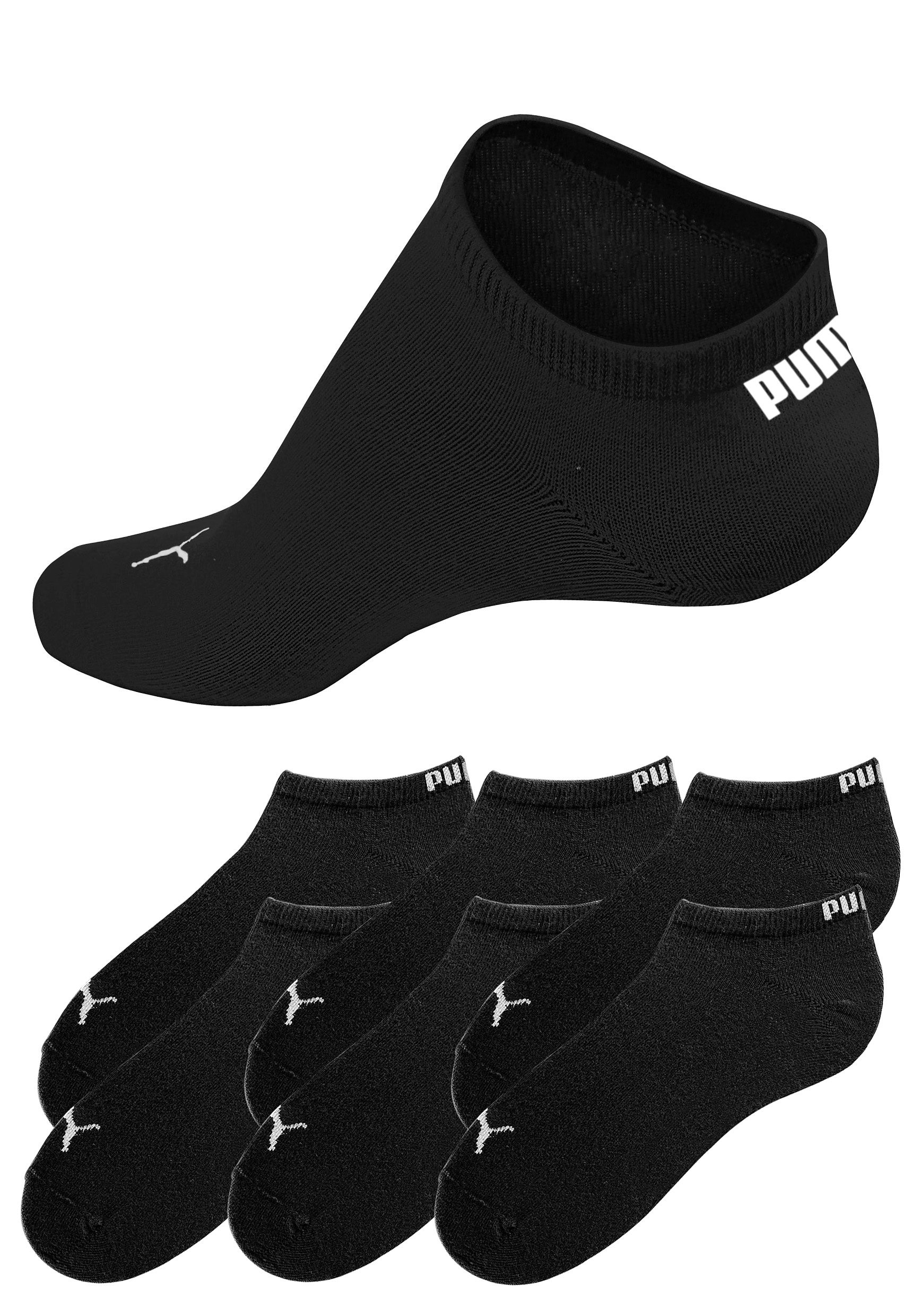 PUMA Sneakersocken, (6 Paar), mit eingestricktem Markenlogo