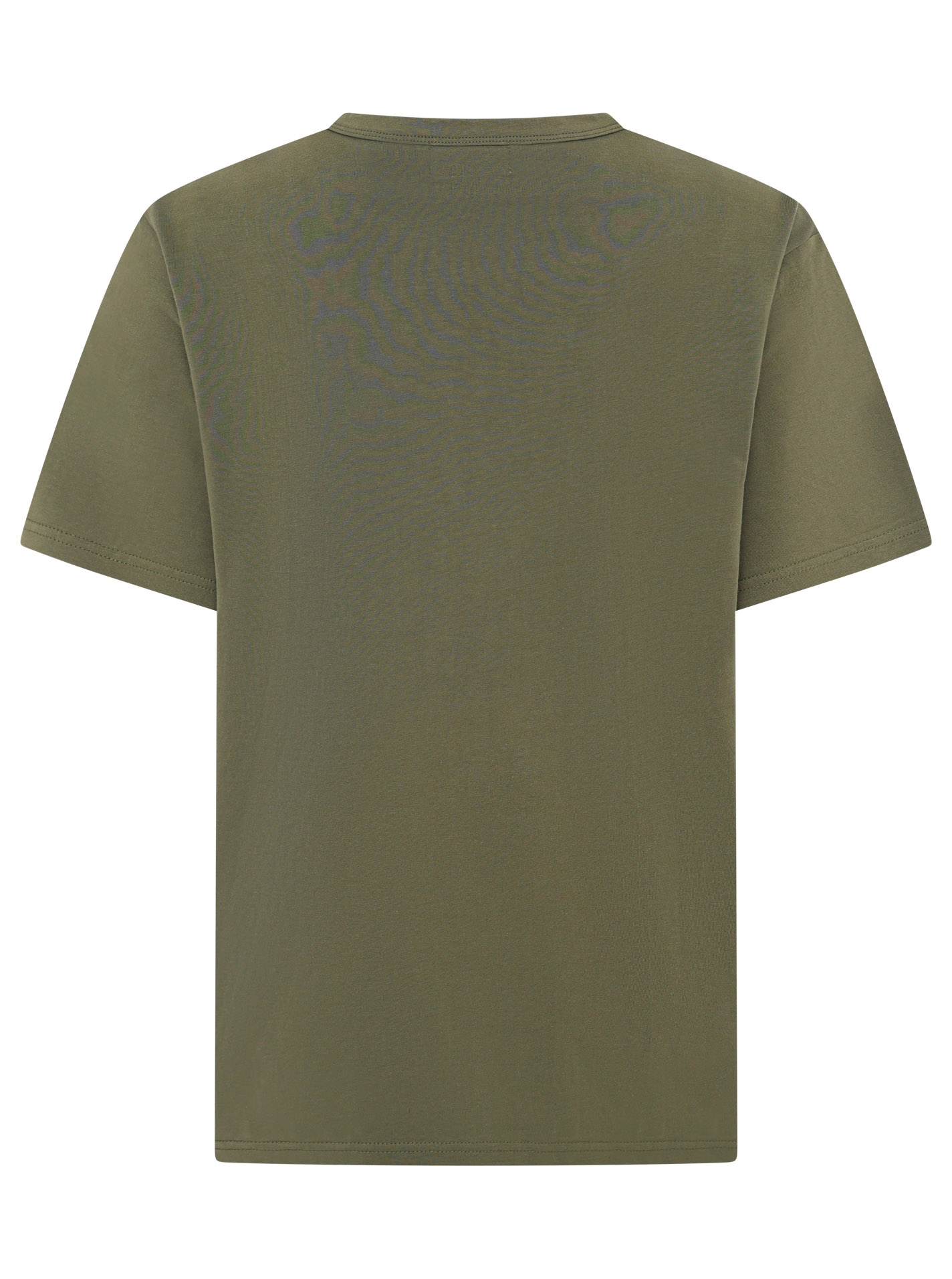 Zwillingsherz T-Shirt »"Wild Wild Wild"« großer, gestickter Schriftzug mit Leomuster, Rundhals