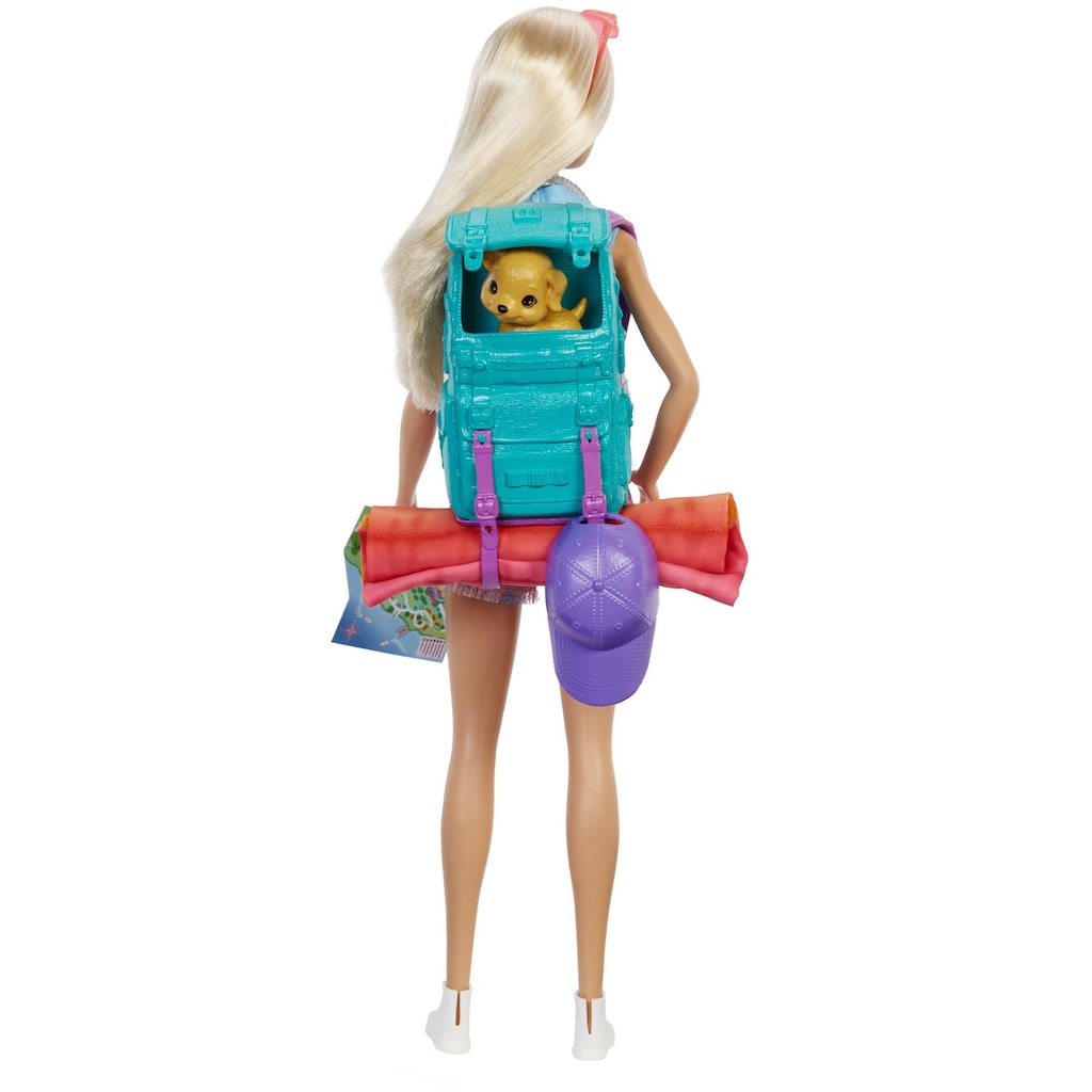 Barbie Anziehpuppe »It takes two Camping-Set inkl. Malibu Puppe, Hund & Zubehör«