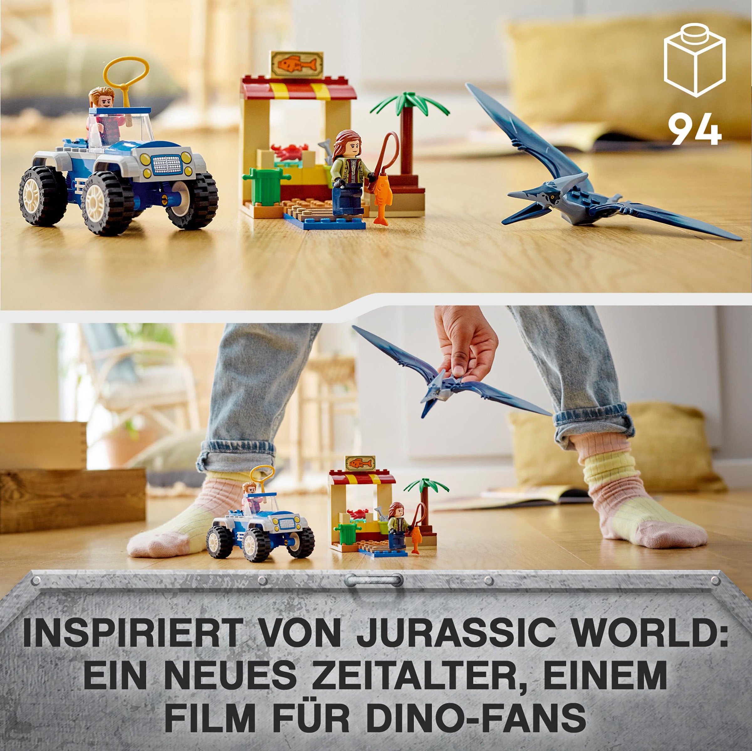 LEGO® Konstruktionsspielsteine »Pteranodon-Jagd (76943), LEGO® Jurassic World«, (94 St.), Made in Europe