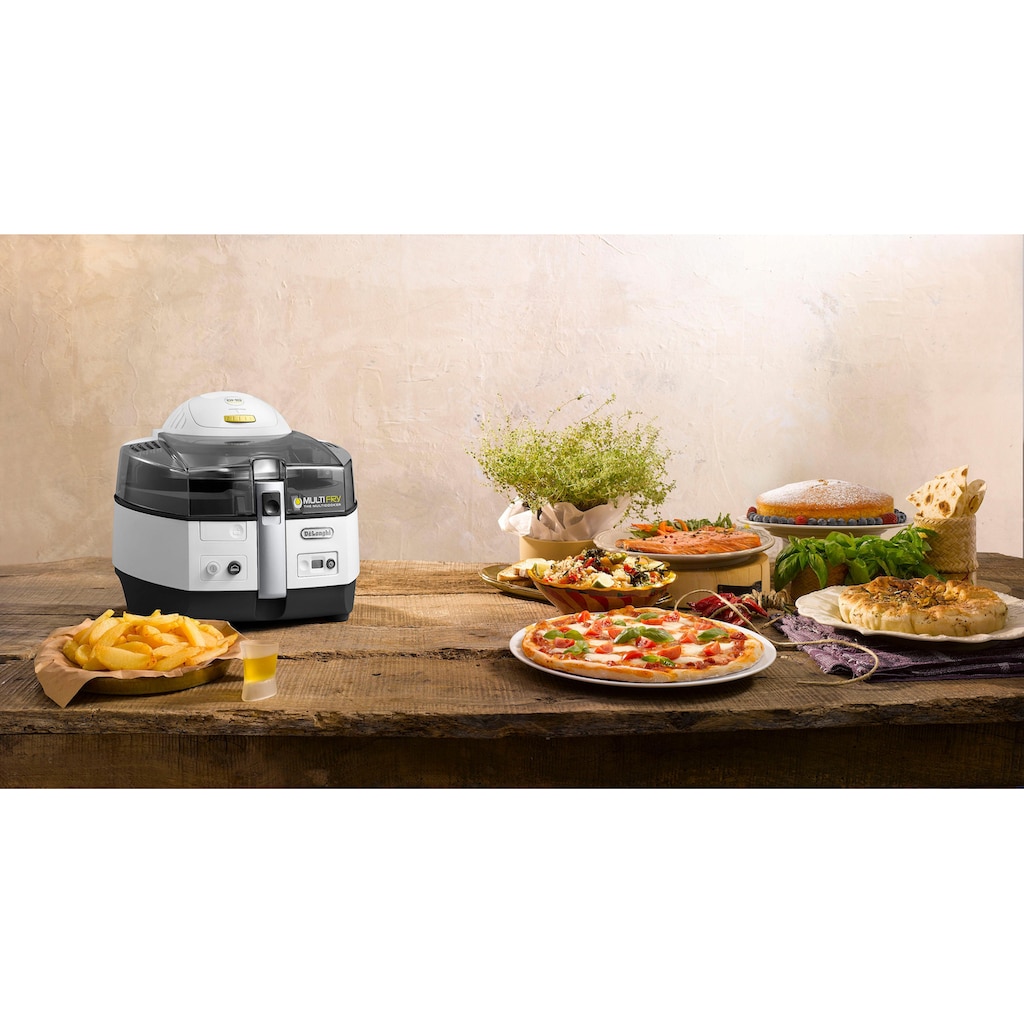 De'Longhi Heißluftfritteuse »MultiFry EXTRA FH1363«, 1400 W, Multicooker mit 4-in-1 Funktion, auch zum Brotbacken, Kapazität 1,7 kg