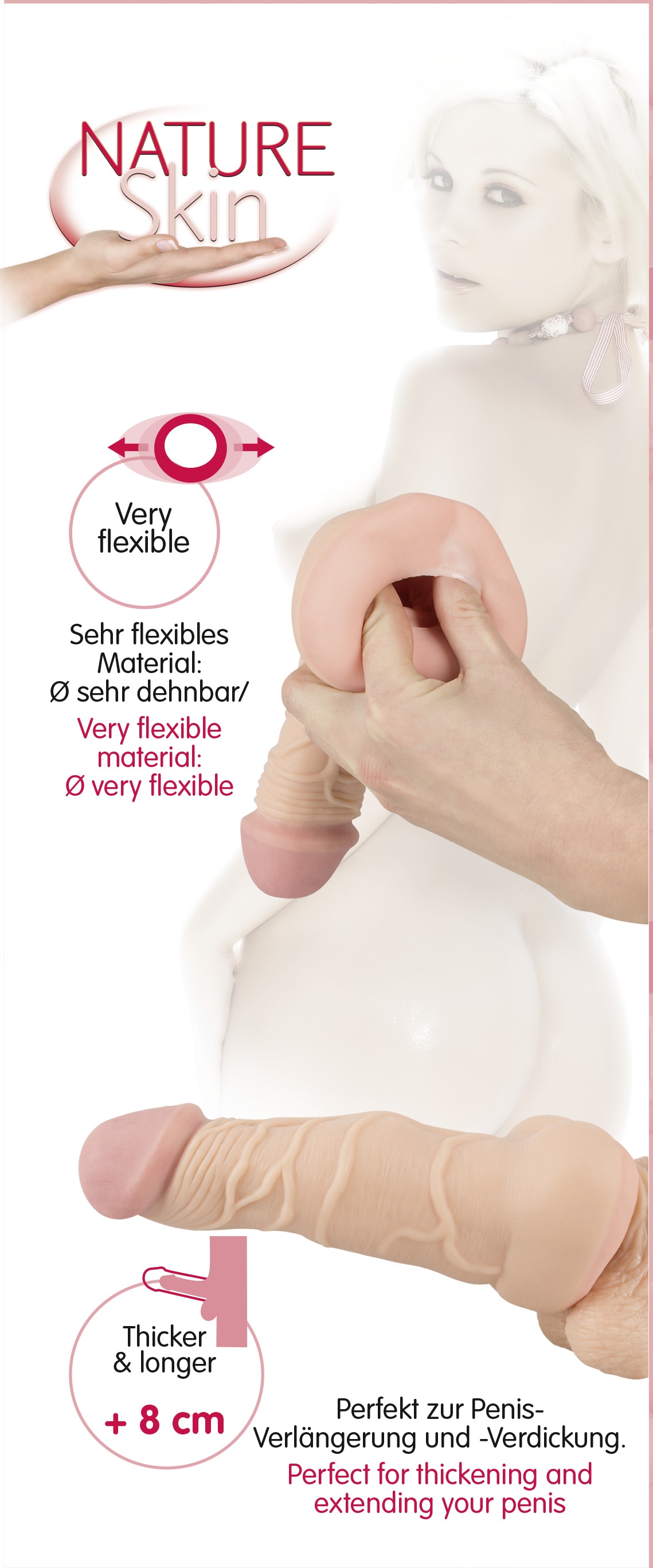 NATURE SKIN Masturbator »Masturbator 2in1 Extension + Masturbator«