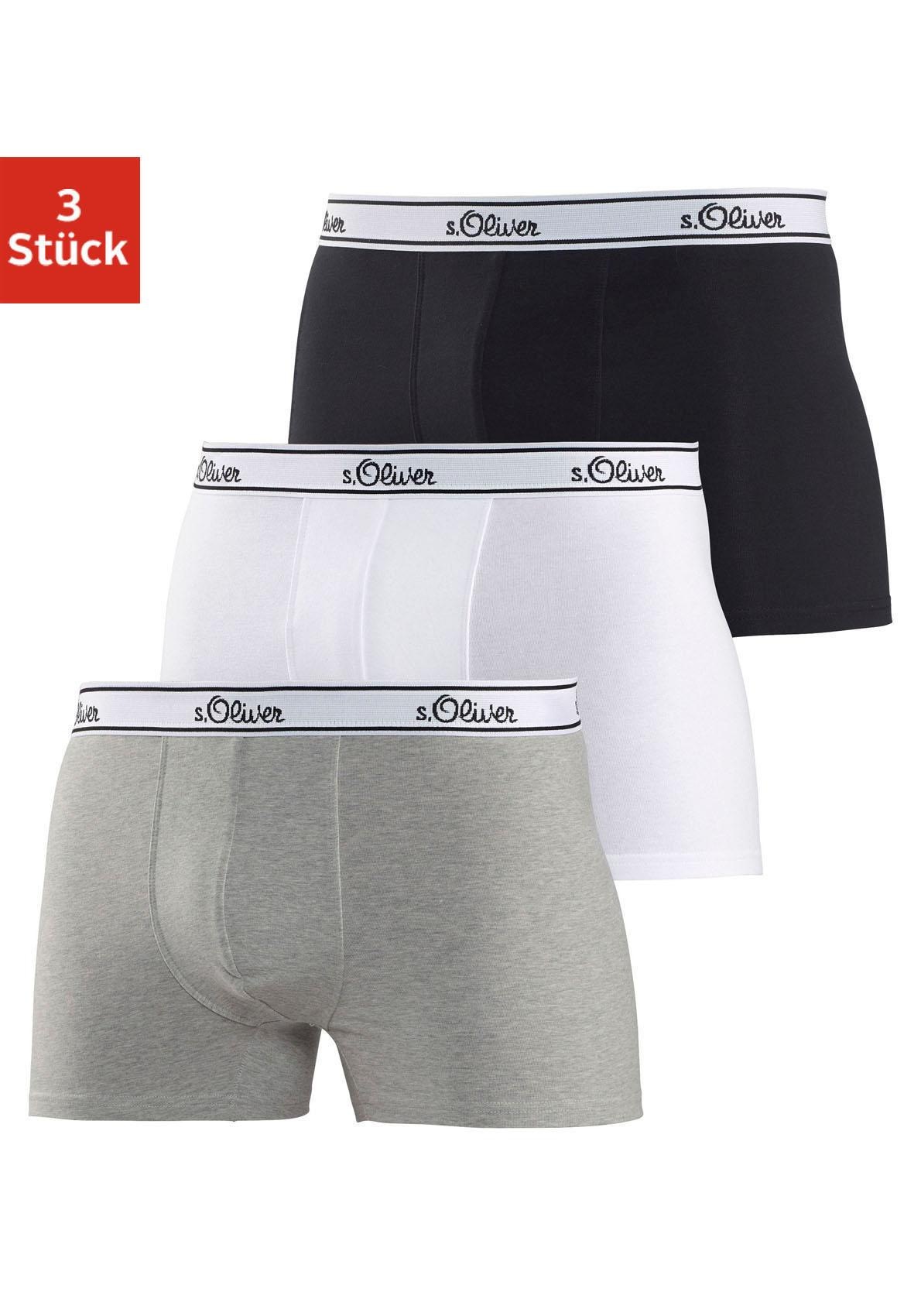 s.Oliver Bodywear Boxer, mit weißem Webbund