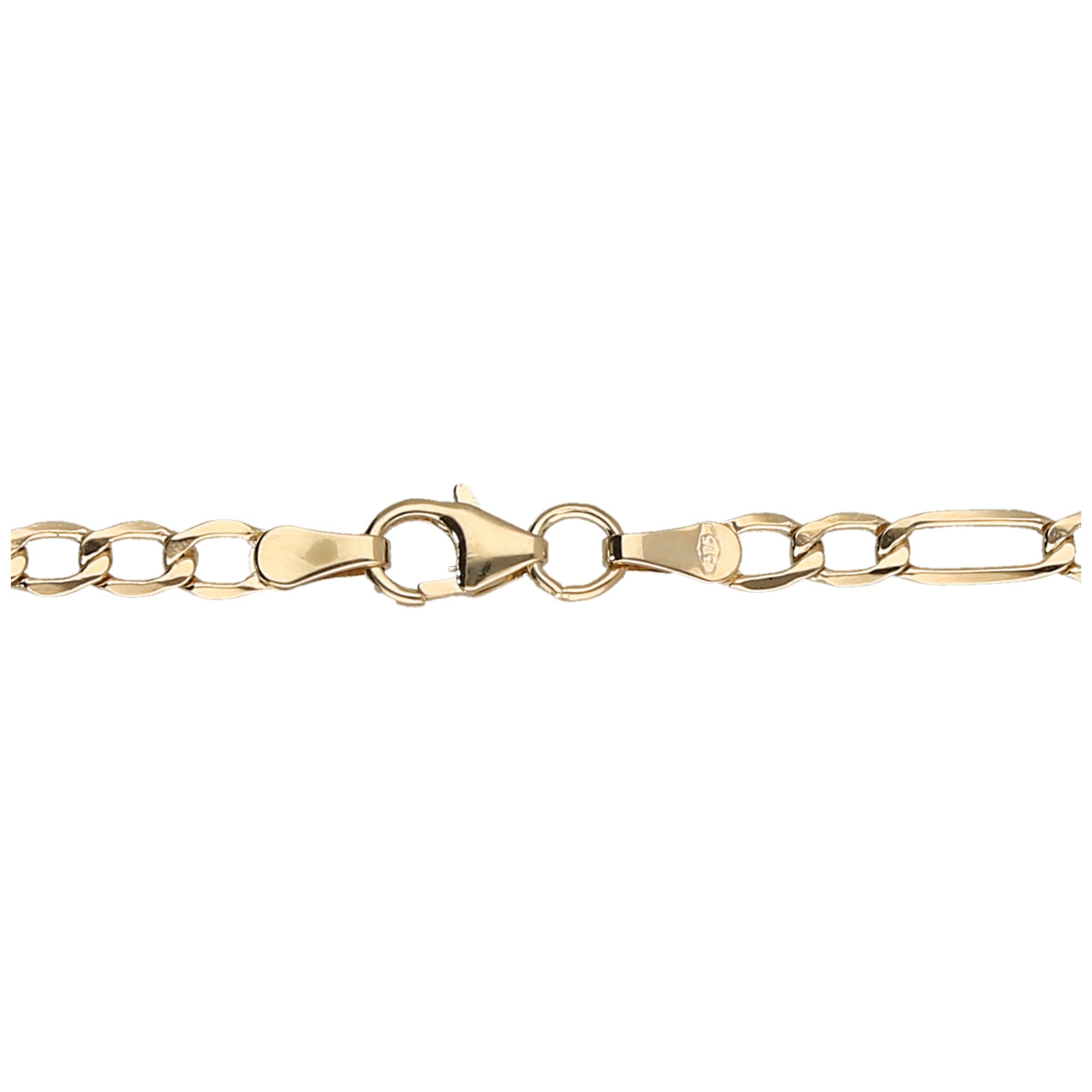 Luigi Merano Armband »Armband Figarokette, Gold 375«