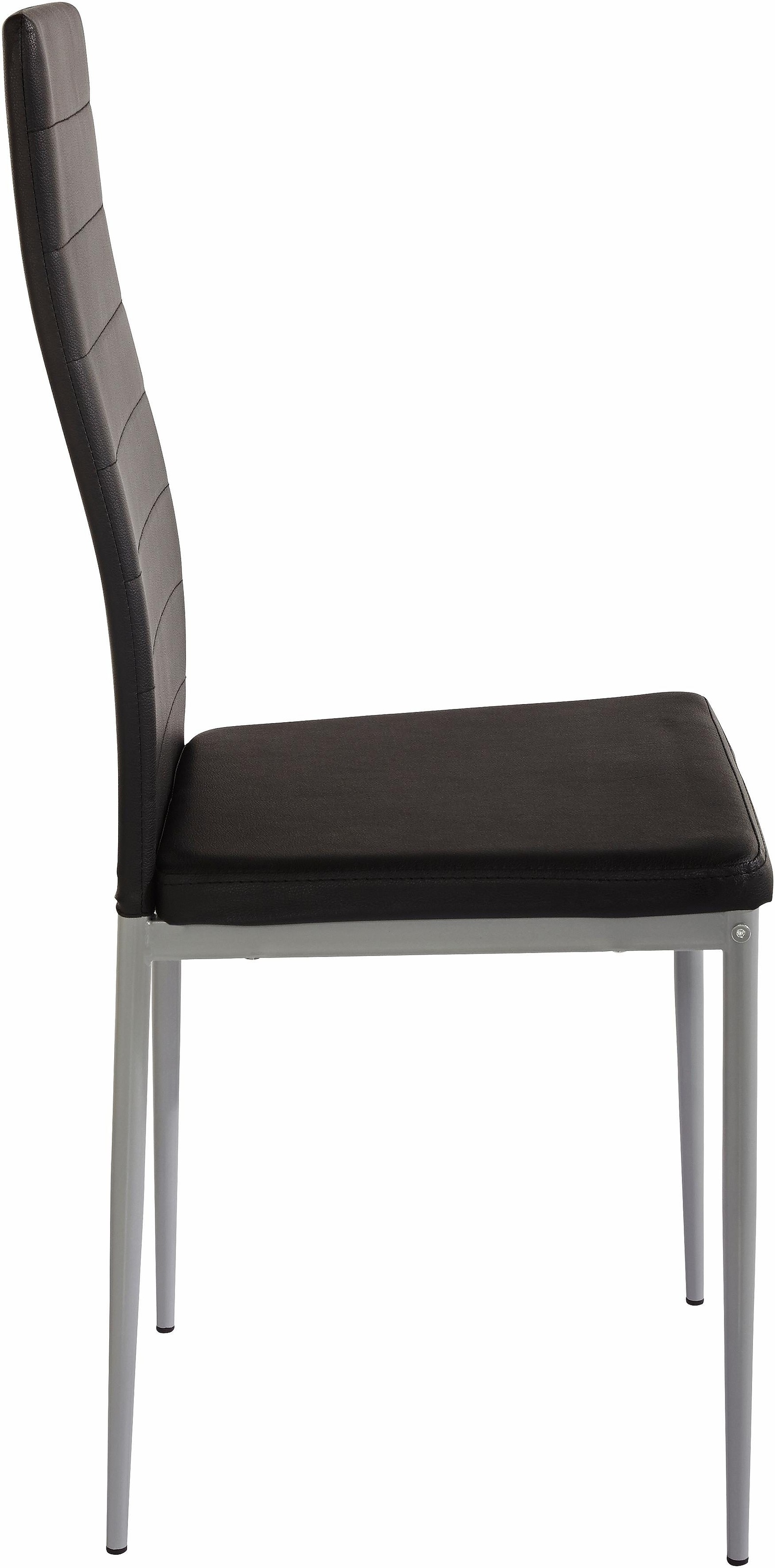 Homexperts Esszimmerstuhl »Pegasus«, (Set), 4 St., Kunstleder, Bezug in Kunstleder