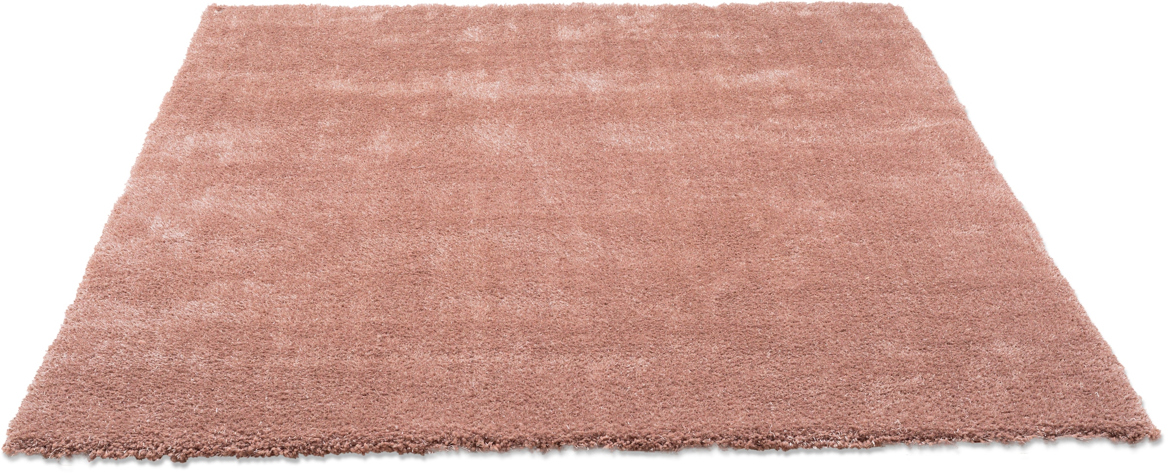 TOM TAILOR HOME Hochflor-Teppich »Soft« rechteckig 35 mm Höhe handgetuftet, Uni-Farben, super weich und flauschig