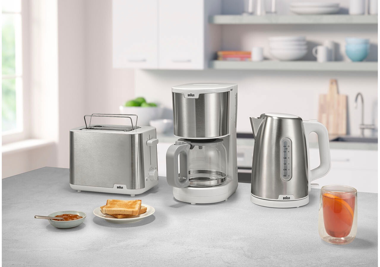 Braun Toaster »PurShine HT 1510 WH«, 2 kurze Schlitze, 900 W