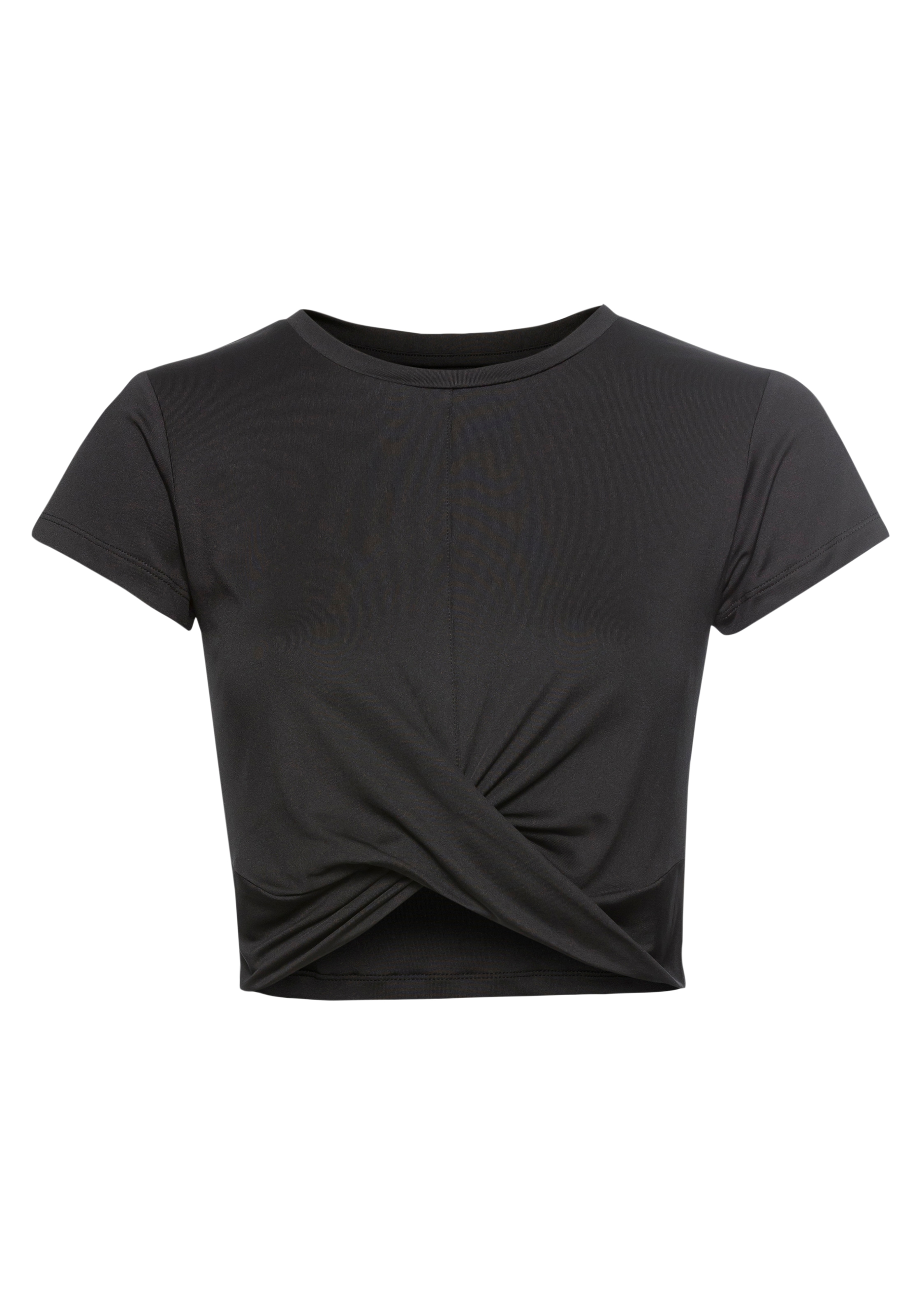 LASCANA ACTIVE T-Shirt, Sportshirt in Wickeloptik