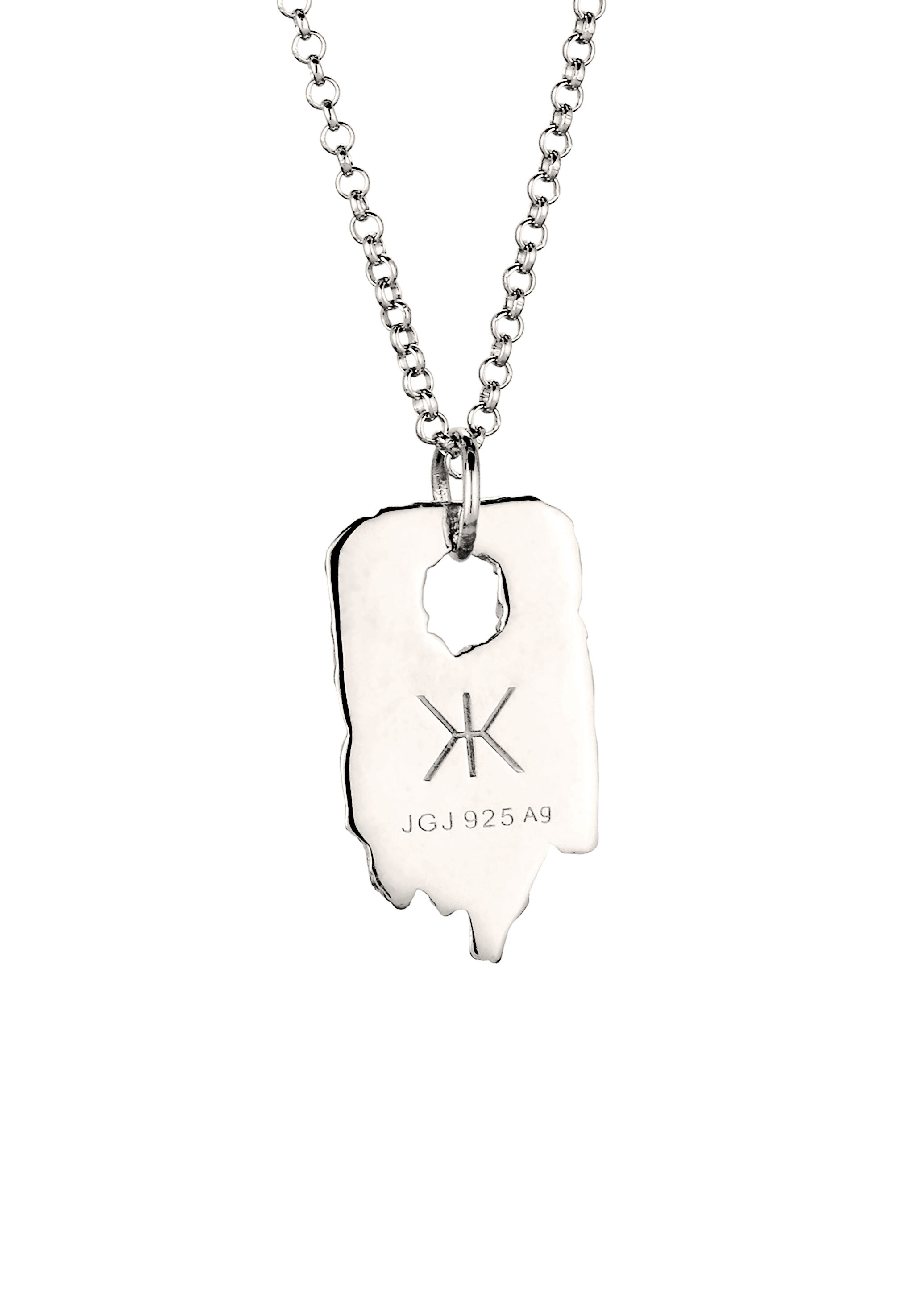 Kuzzoi »Halskette Anhänger Organic 925 Sterling Silber«
