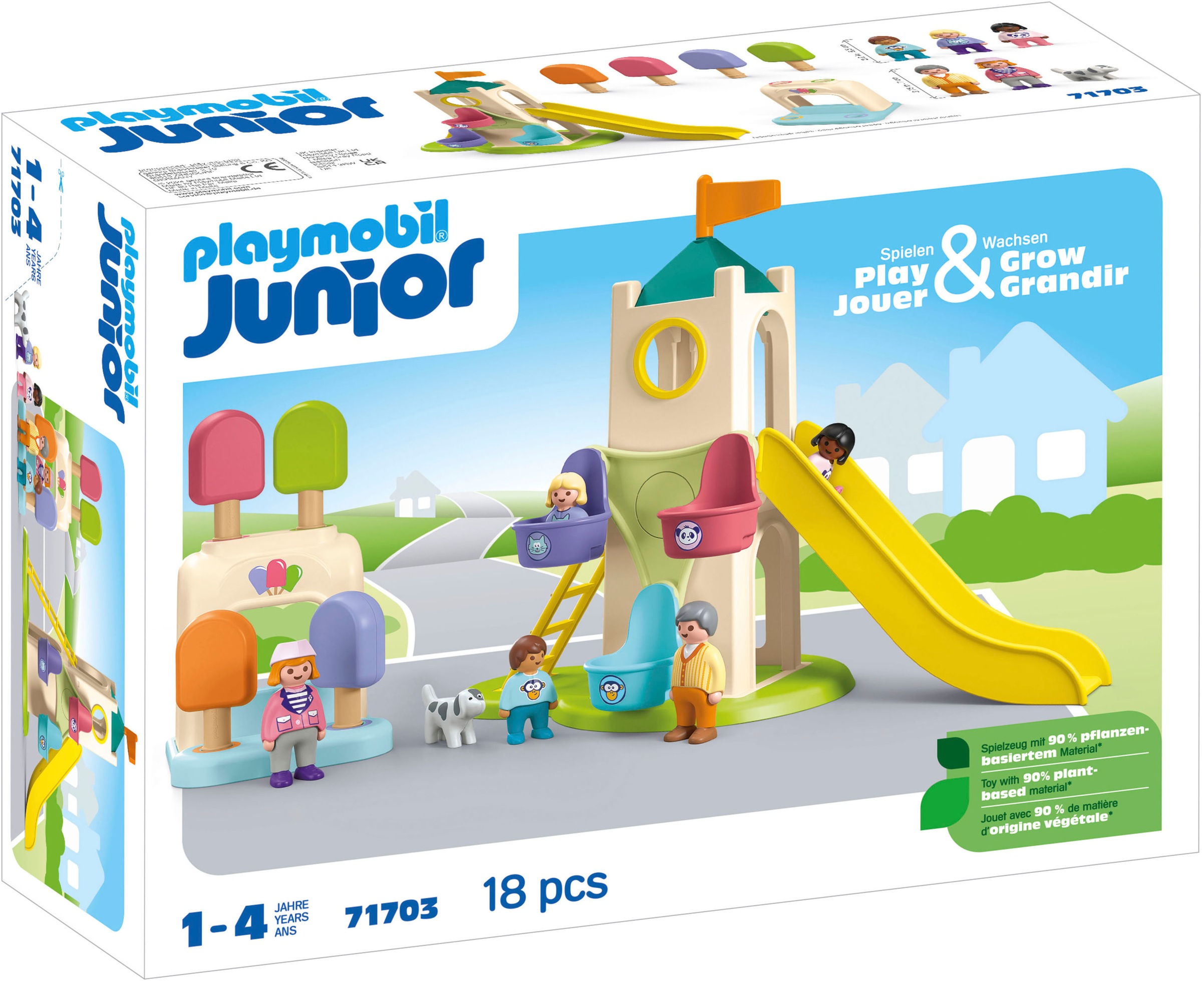 Konstruktions-Spielset »Erlebnisturm mit Eisstand (71703), JUNIOR«, (18 St.), Made in...