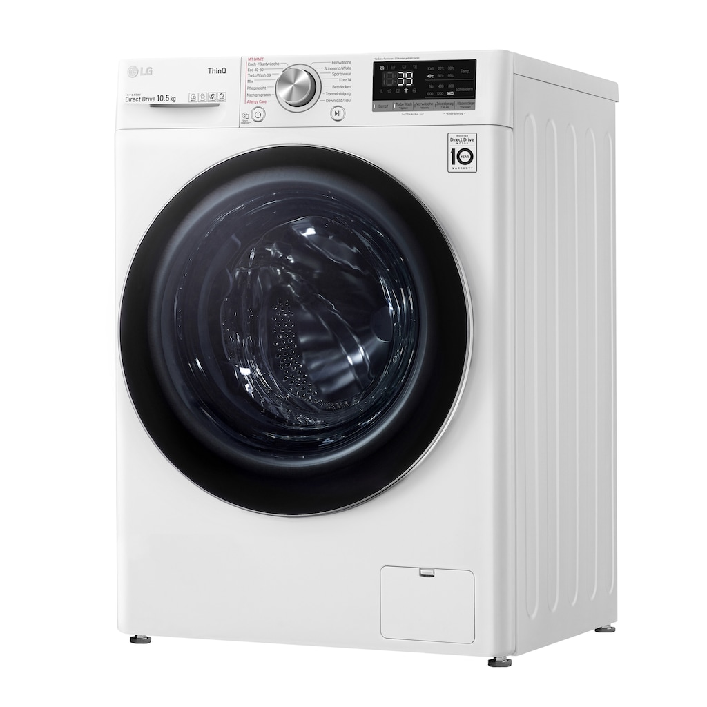 LG Waschmaschine, F6W105A, 10,5 kg, 1600 U/min
