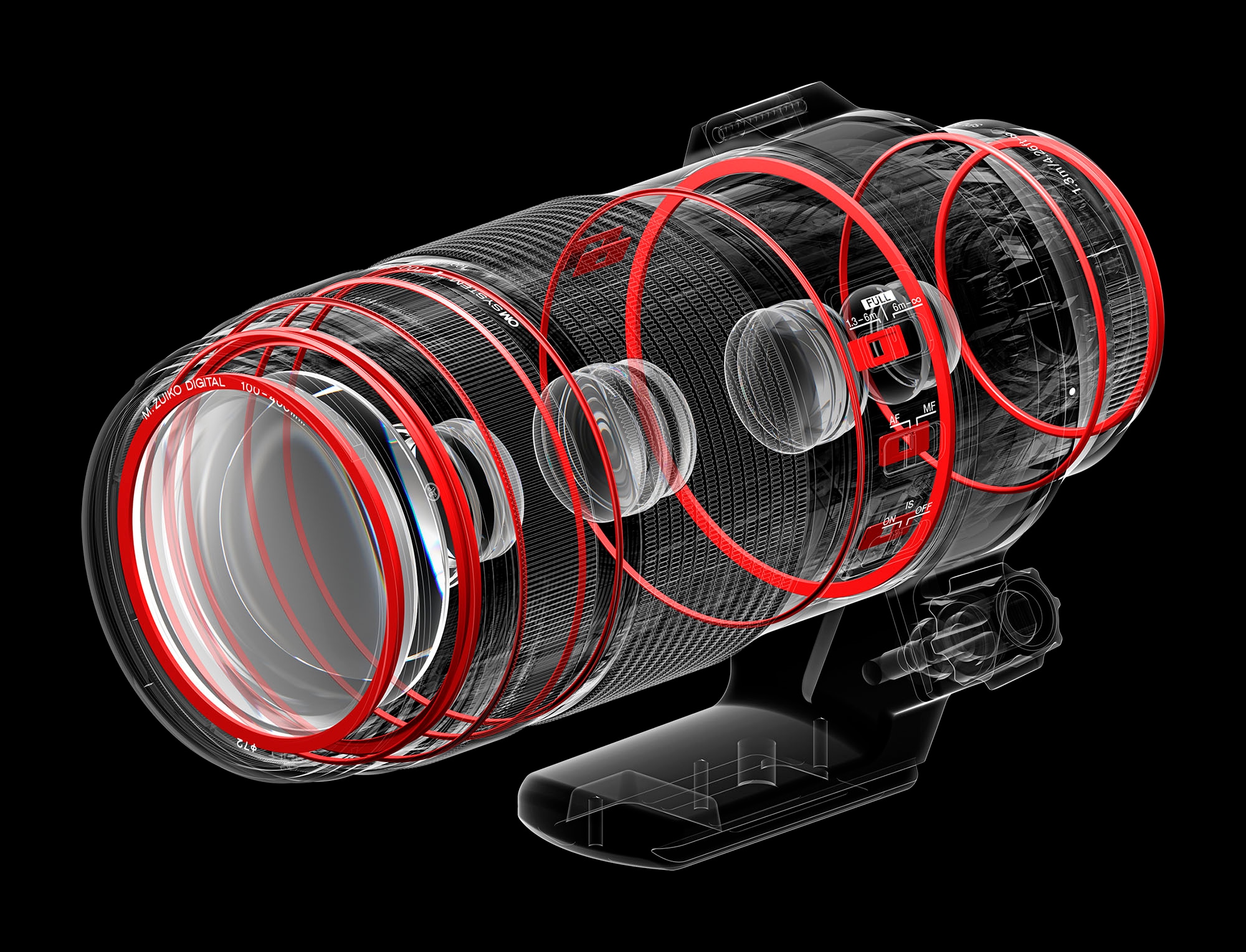 OM SYSTEM Objektiv »M.Zuiko Digital ED 100-400mm F5.0-6.3 IS II«