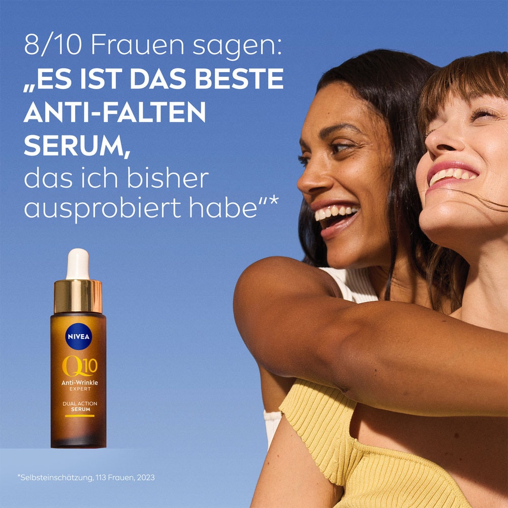 Nivea Gesichtsserum »Q10 Anti-Falten EXPERTE Dual Action Serum«