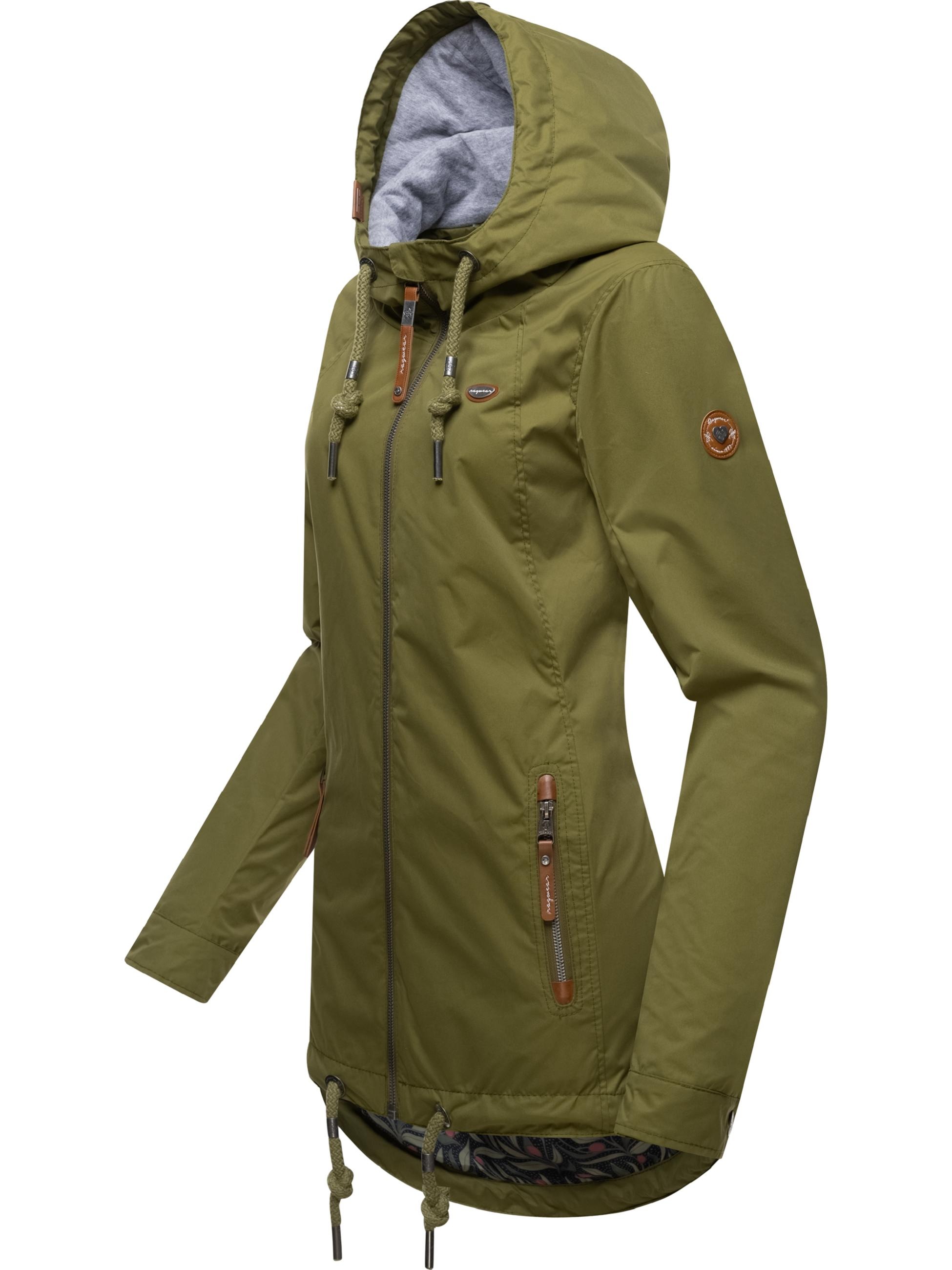 Ragwear Outdoorjacke »Übergangsjacke Zuzka«, mit Kapuze, stylische Übergangsjacke mit großer Kapuze