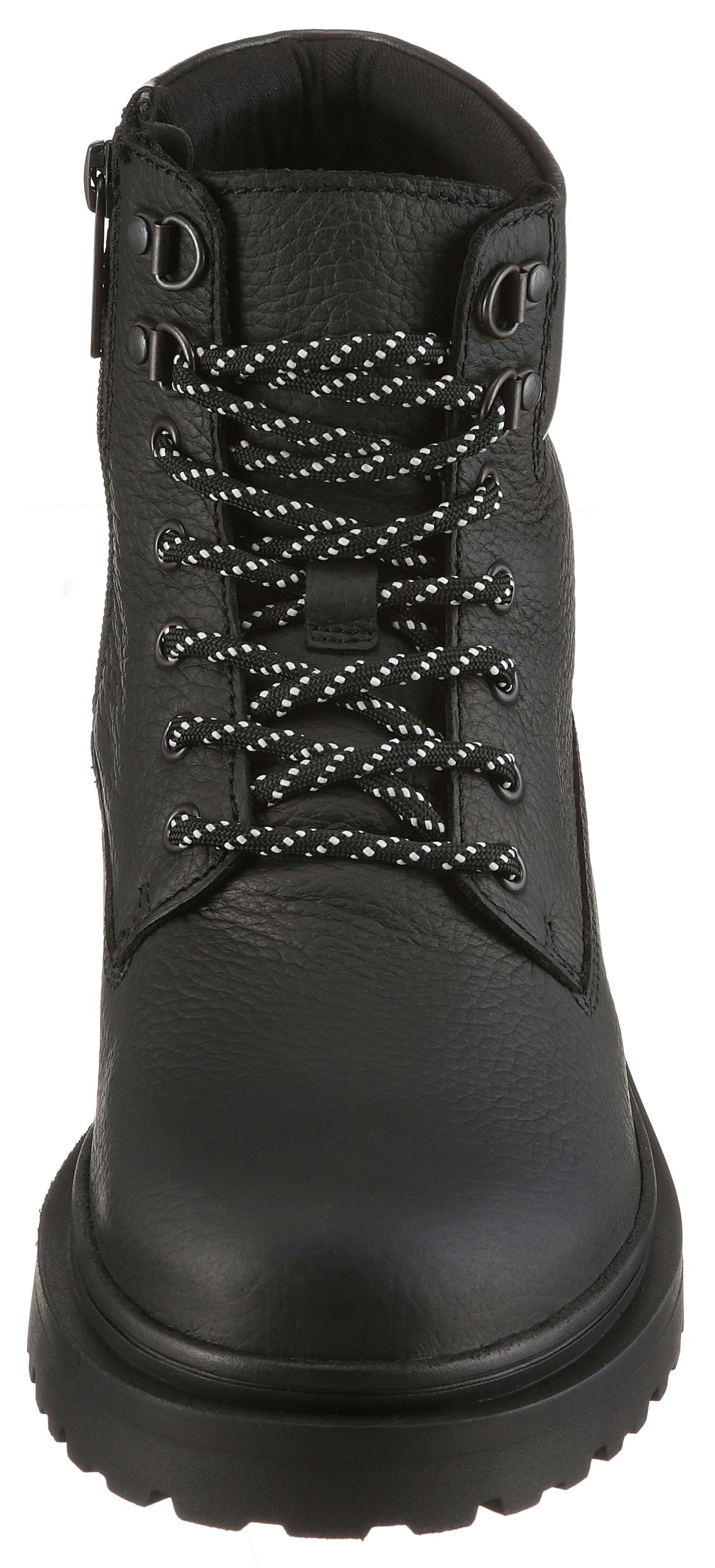 Tommy Jeans Schnürboots »TJM LACE UP BOOT LEATHER«  , Schnürstiefelette mit weich abgepolstertem Schaftrand