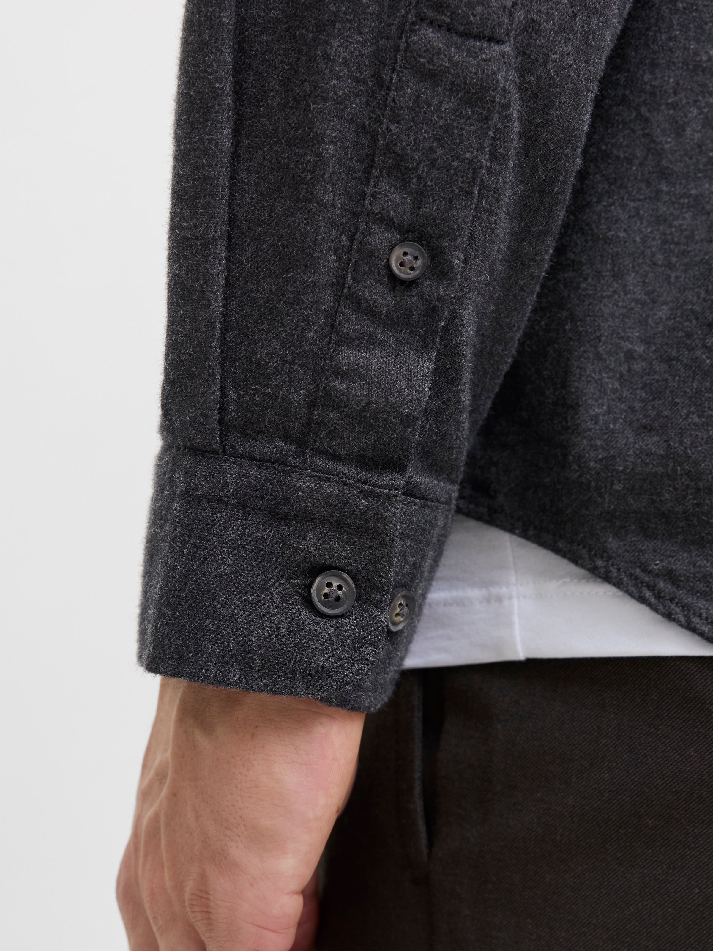 Jack & Jones Langarmhemd »JJECLASSIC MELANGE SHIRT L/S NOOS«