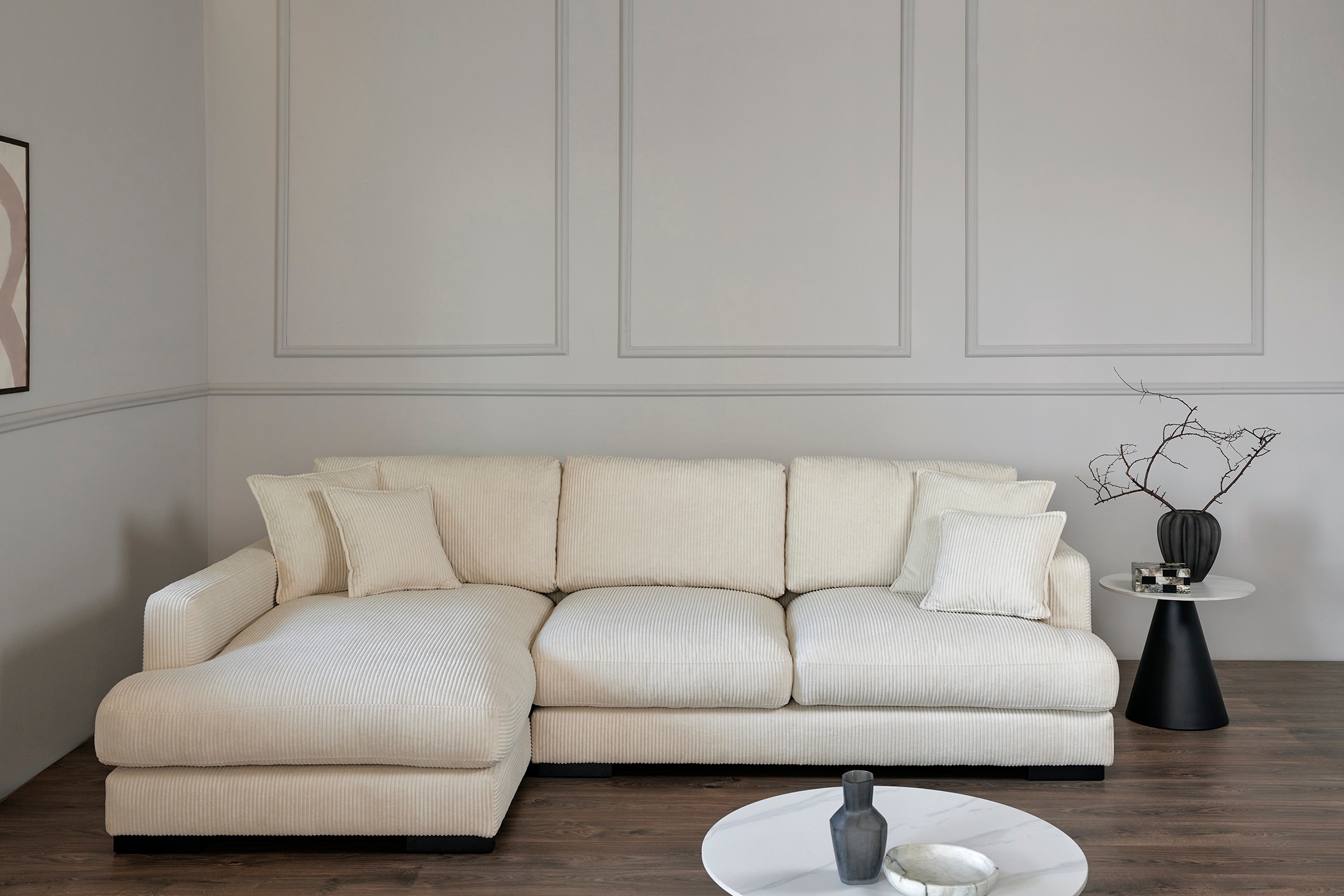 Jahnke Ecksofa »RELAX ASPEN CORNER« Platz für bis zu 5 Personen,Taschenfederkernpolsterung,L-Form,B:271 cm