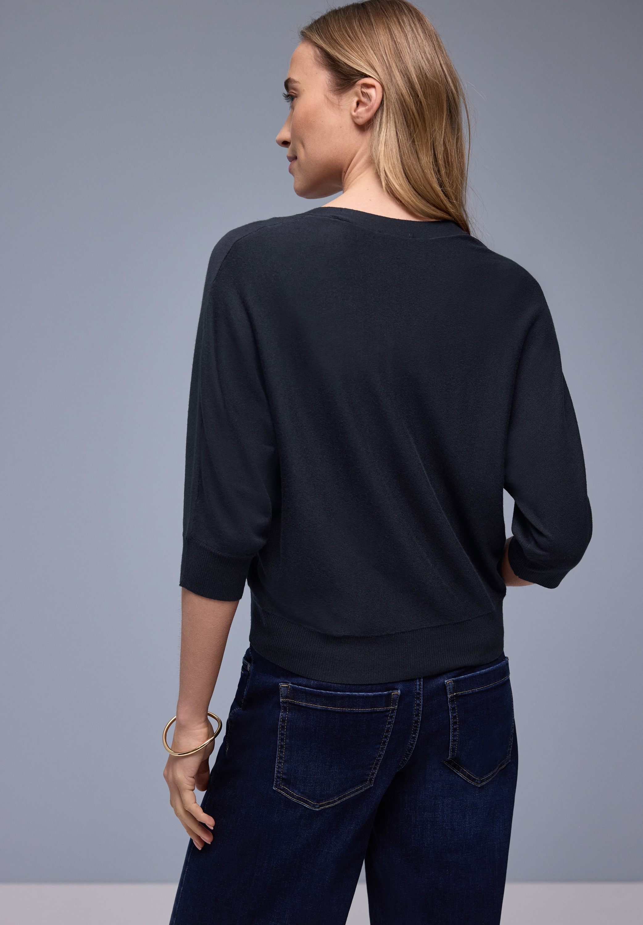 STREET ONE Cardigan 3/4-Arm und V-Ausschnitt