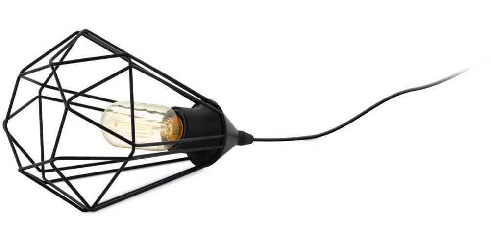 EGLO Tischleuchte »TARBES« E27 1 Stk. Nachttischlampe, Esszimmer, Flur, Drahtgeflecht, 1flammig, 9x7x9cm