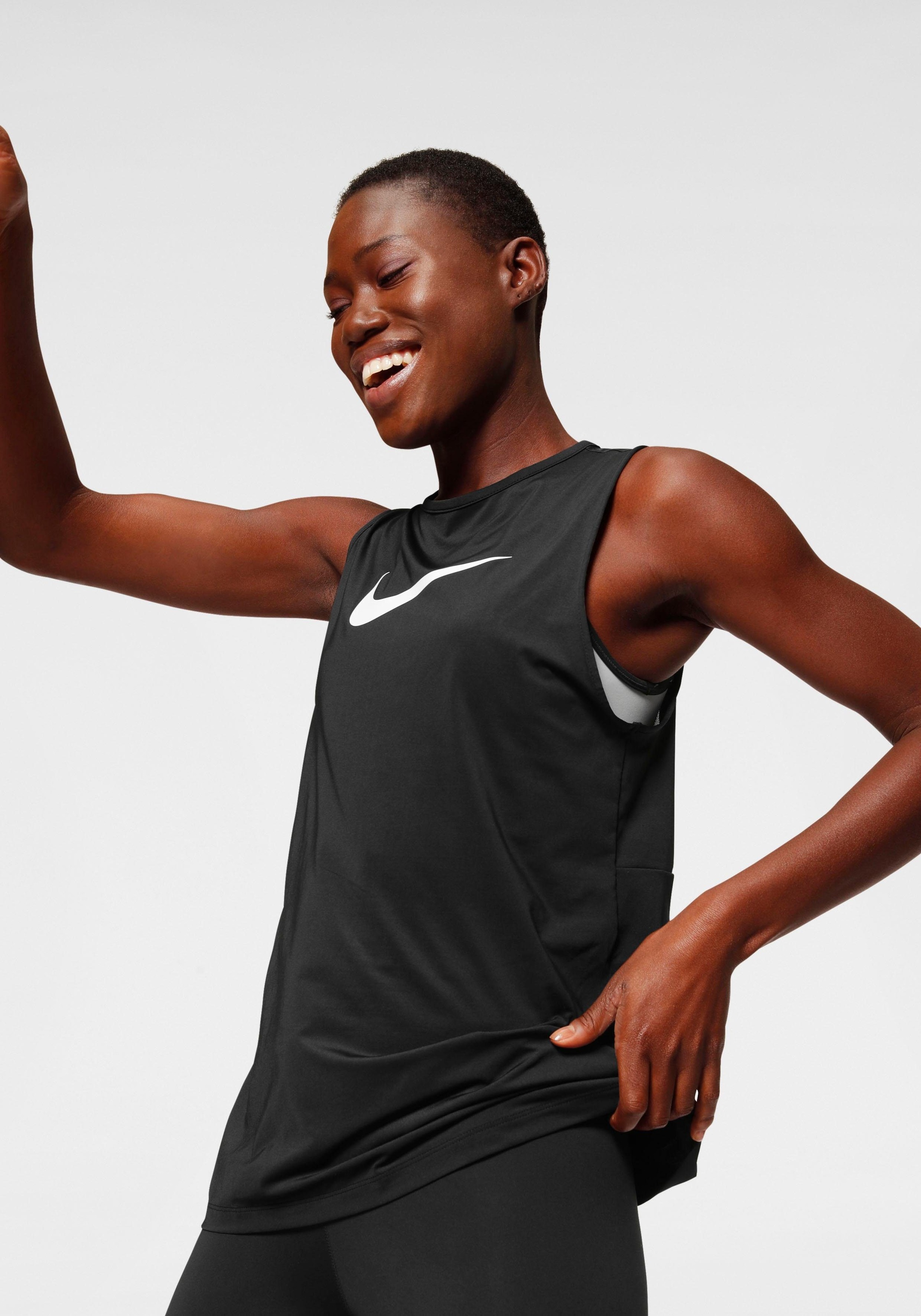 Nike Funktionstop »Nike Pro Women's Swoosh Tank«, Tiefer Rückenausschnitt