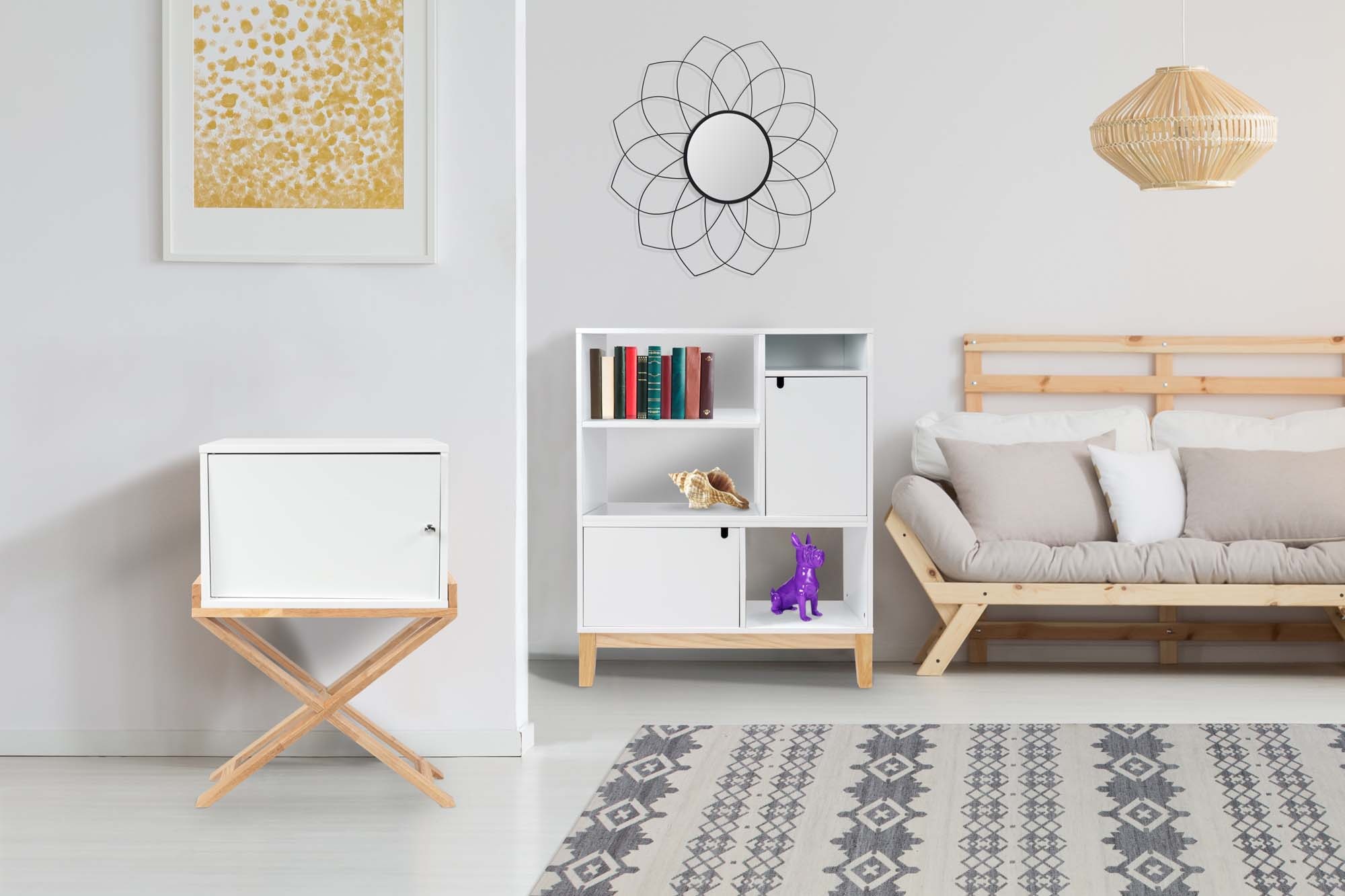 Kayoom Schrankmodule »Schränkchen Valerie 110, modernes Möbelstück mit Stauraum«, (1 St.), Ausgefallenes Design, vielfältig einsetzbar., mit praktischer Tür