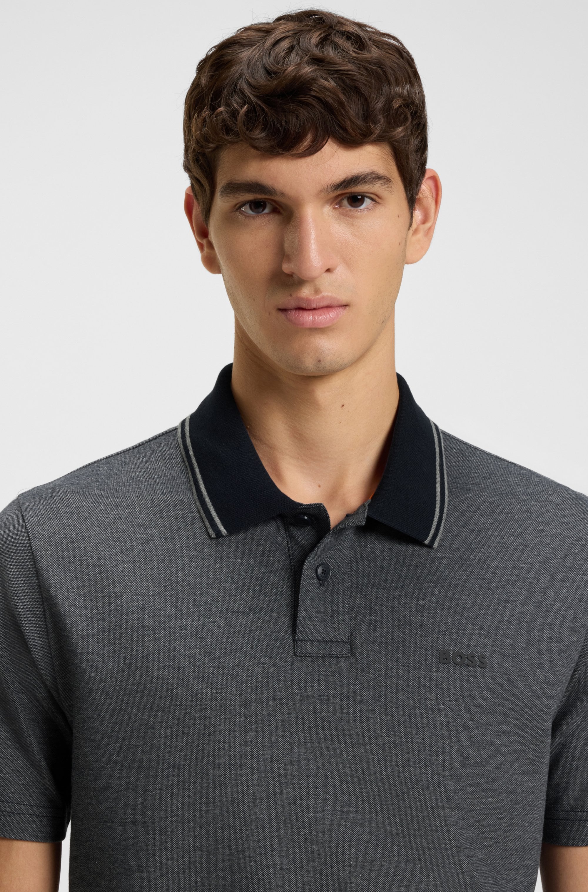 BOSS ORANGE Poloshirt »PeoxfordNew«, mit Polokragen