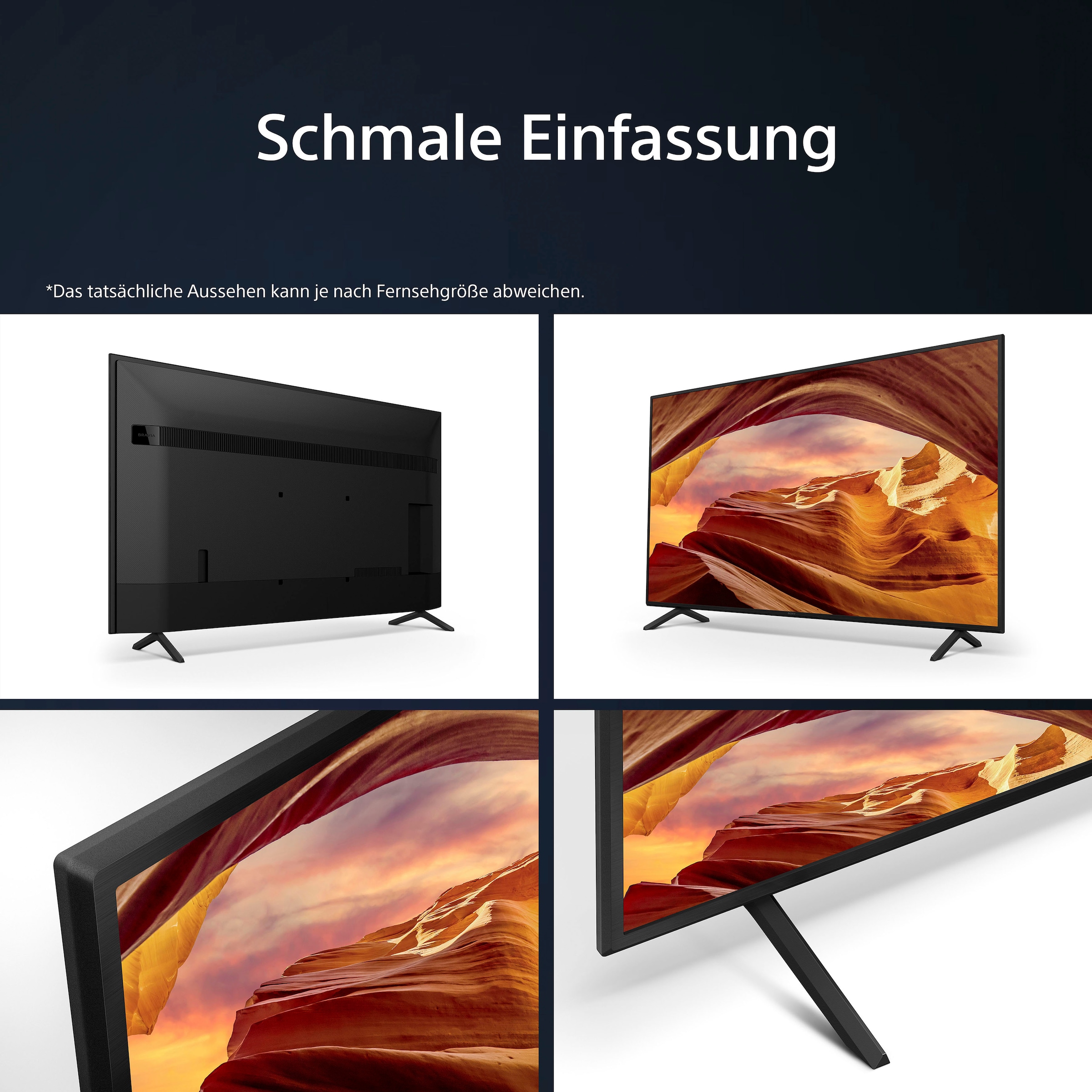 Sony LED-Fernseher »KD43-X75WL«, 4K Ultra HD, Google TV, Smart-TV, BRAVIA CORE, HDMI 2.1, Gaming-Menü