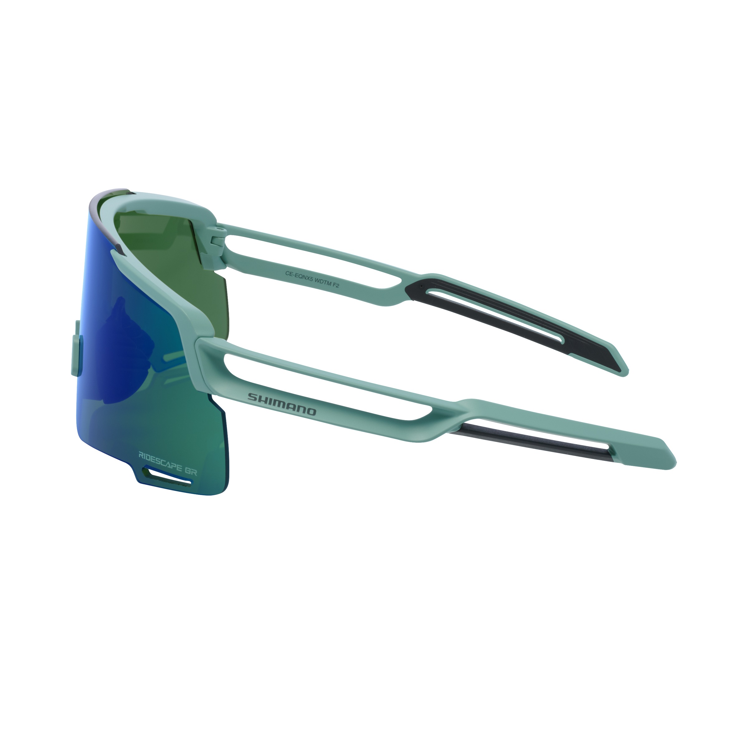 Shimano Fahrradbrille »Fahrrad- Sonnenbrille EQUINOX 5 Ridescape Gravel, Teal«