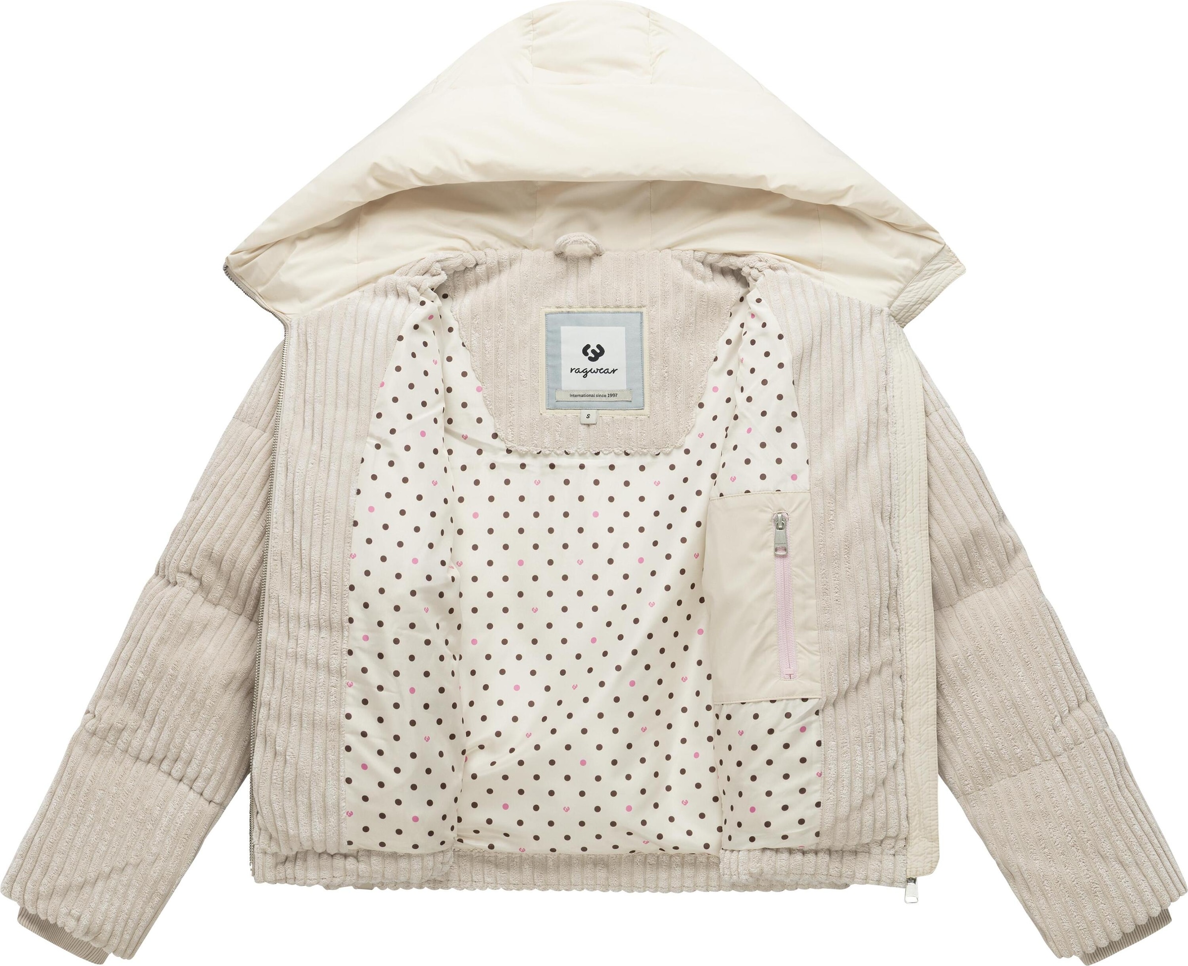 Ragwear Cordjacke »Cordjacke Riella Cordy Y« mit Kapuze Kuschelig weiche Damen Winter Kordjacke