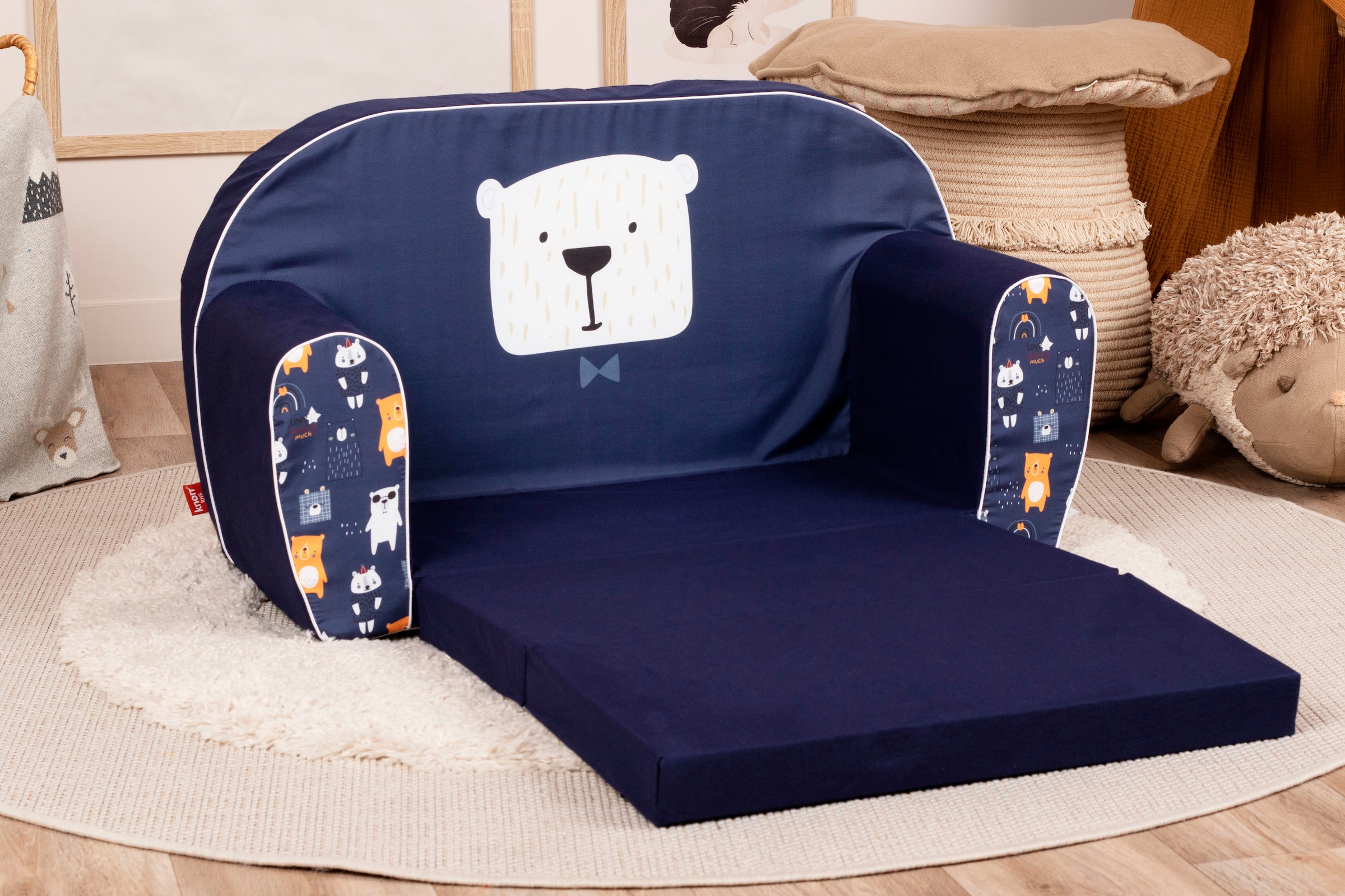 Knorrtoys® Sofa »Pretty bear« für Kinder; Made in Europe