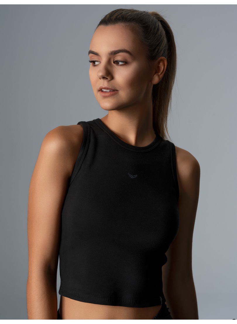 Trigema Crop-Top »TRIGEMA Cropped Top aus elastischem Doppelripp«, (1 tlg.)