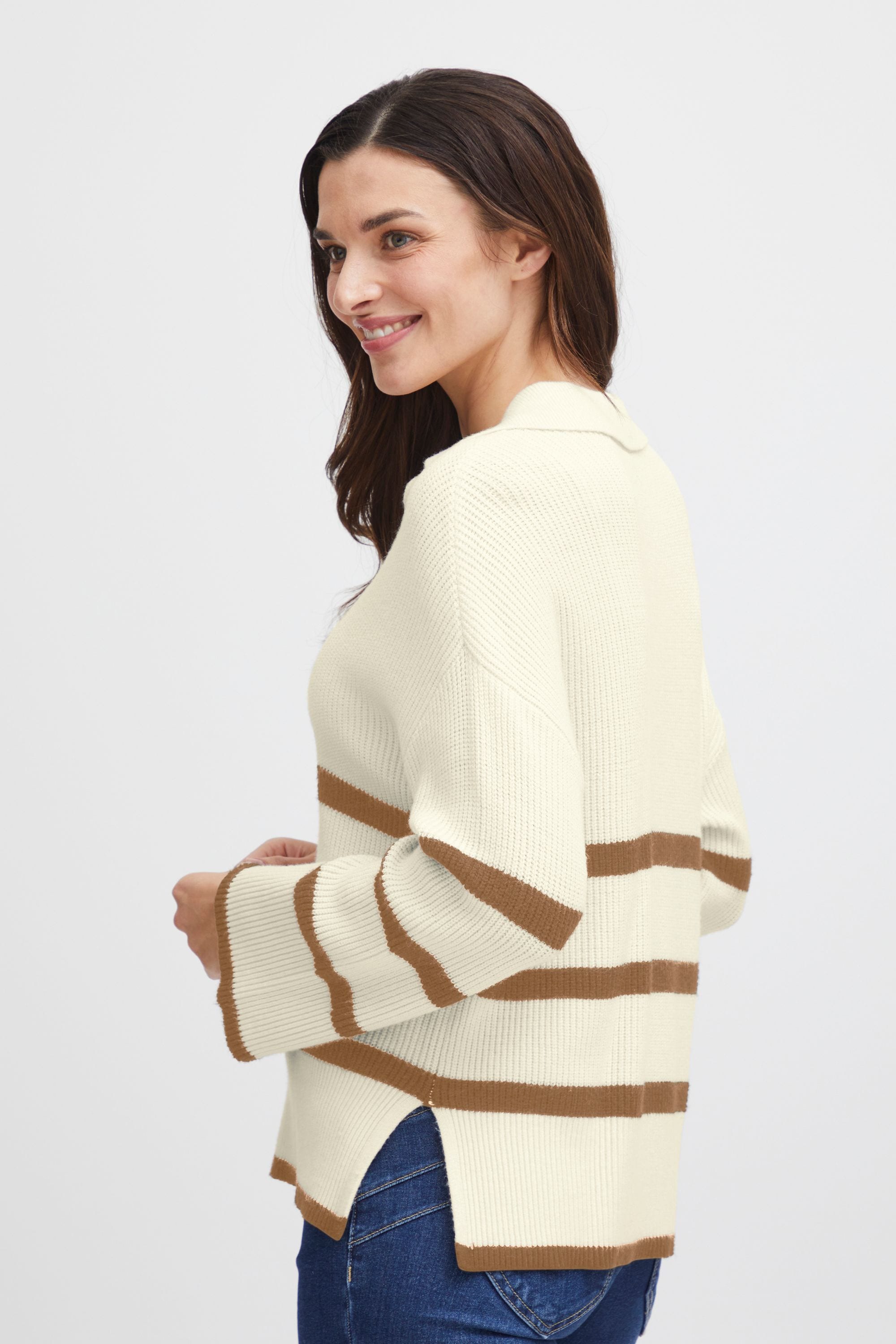 fransa Strickfleece-Pullover »Strickpullover FRAlly«