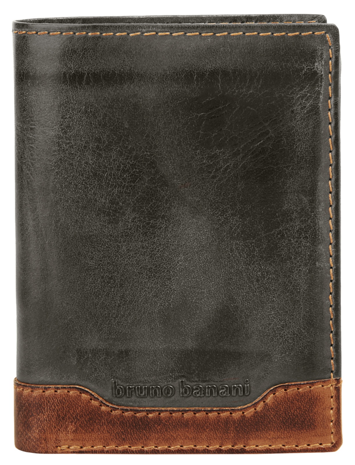 Bruno Banani Herren Geldbörse »FOREST« echt Leder in schwarz
