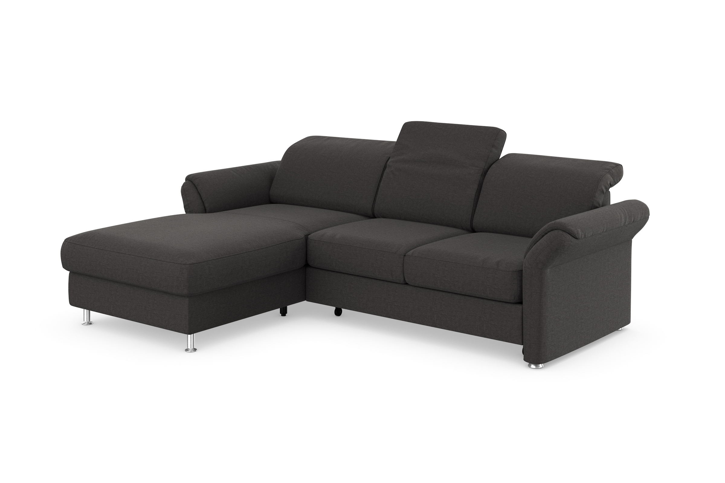sit&more Ecksofa »Apulia L-Form« wahlweise Bettfunktion, Bettkasten und Kopf- und Armteilverstellung