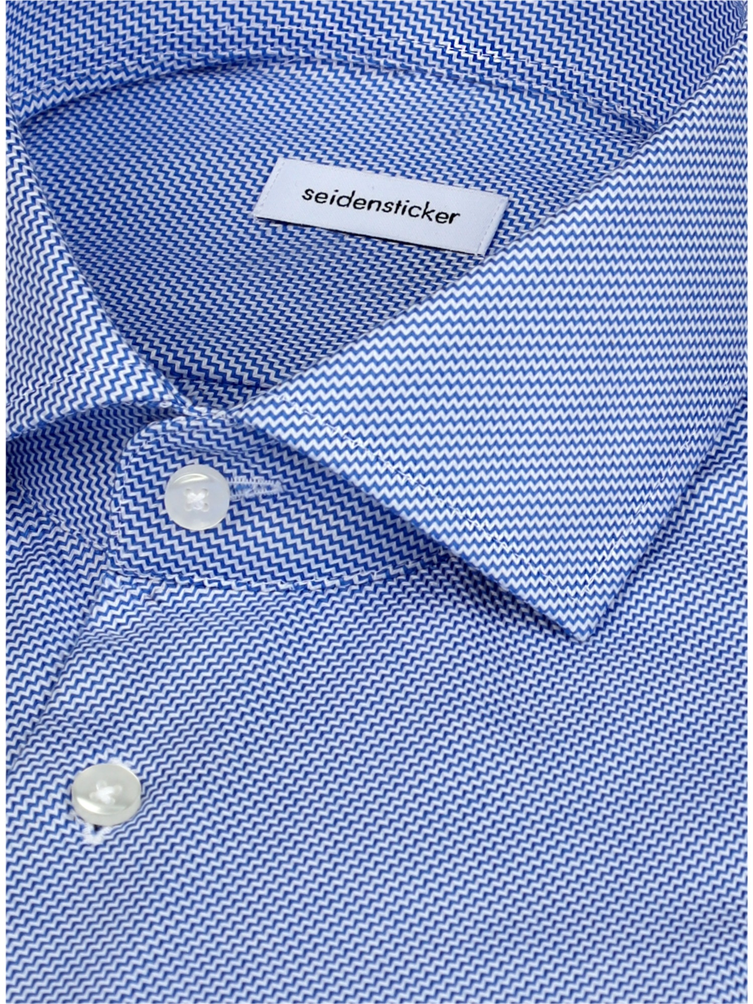 seidensticker Businesshemd »Schwarze Rose« Shaped 1/1 Kentkragen Struktur