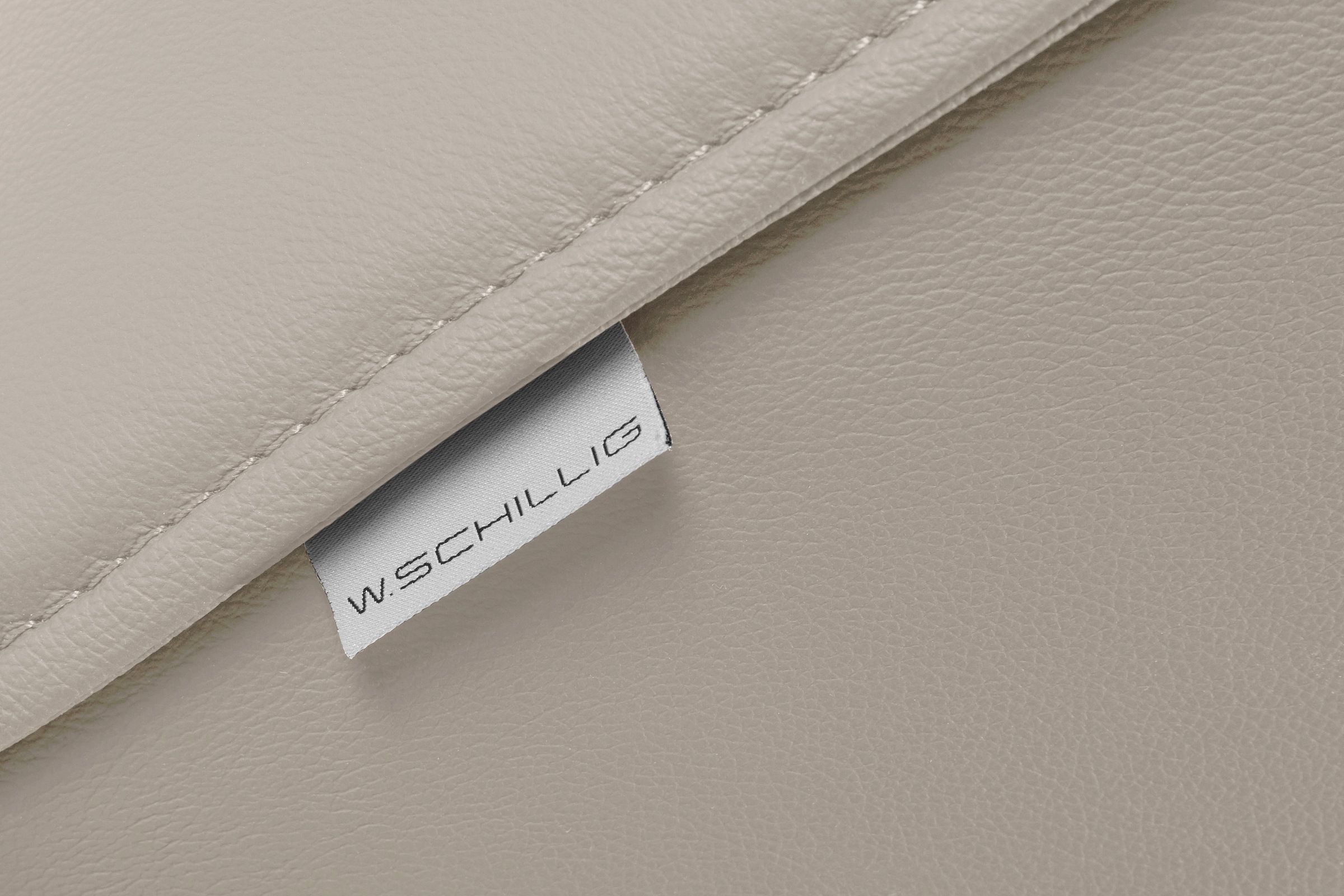 W.SCHILLIG 3-Sitzer »sally Design-Sofa, Loungesofa, bequem, schmale Armlehnen, Breite 224cm« mit Metallfüßen in Bronze pulverbeschichtet, Breite 224 cm