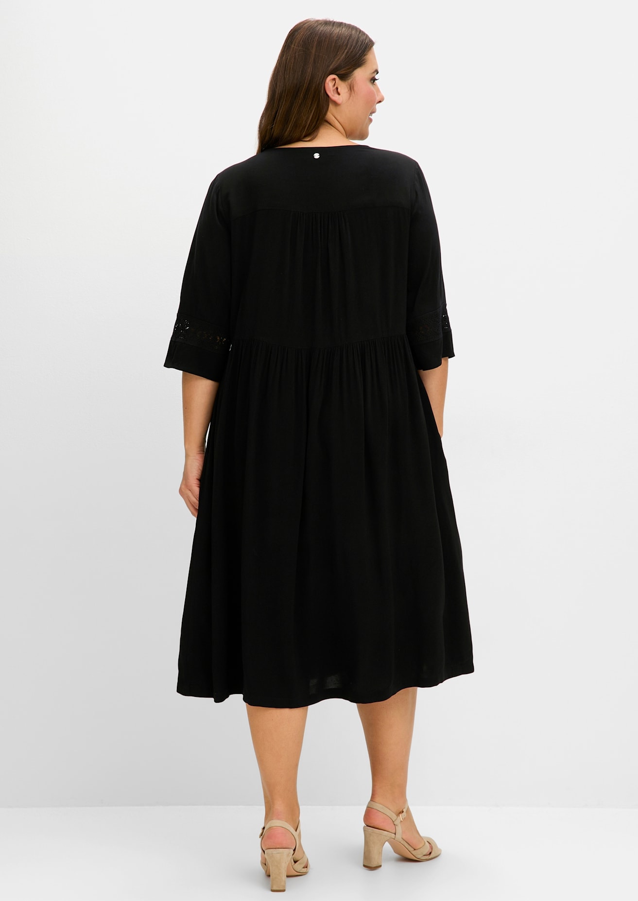 Sheego A-Linien-Kleid »Blusenkleid«