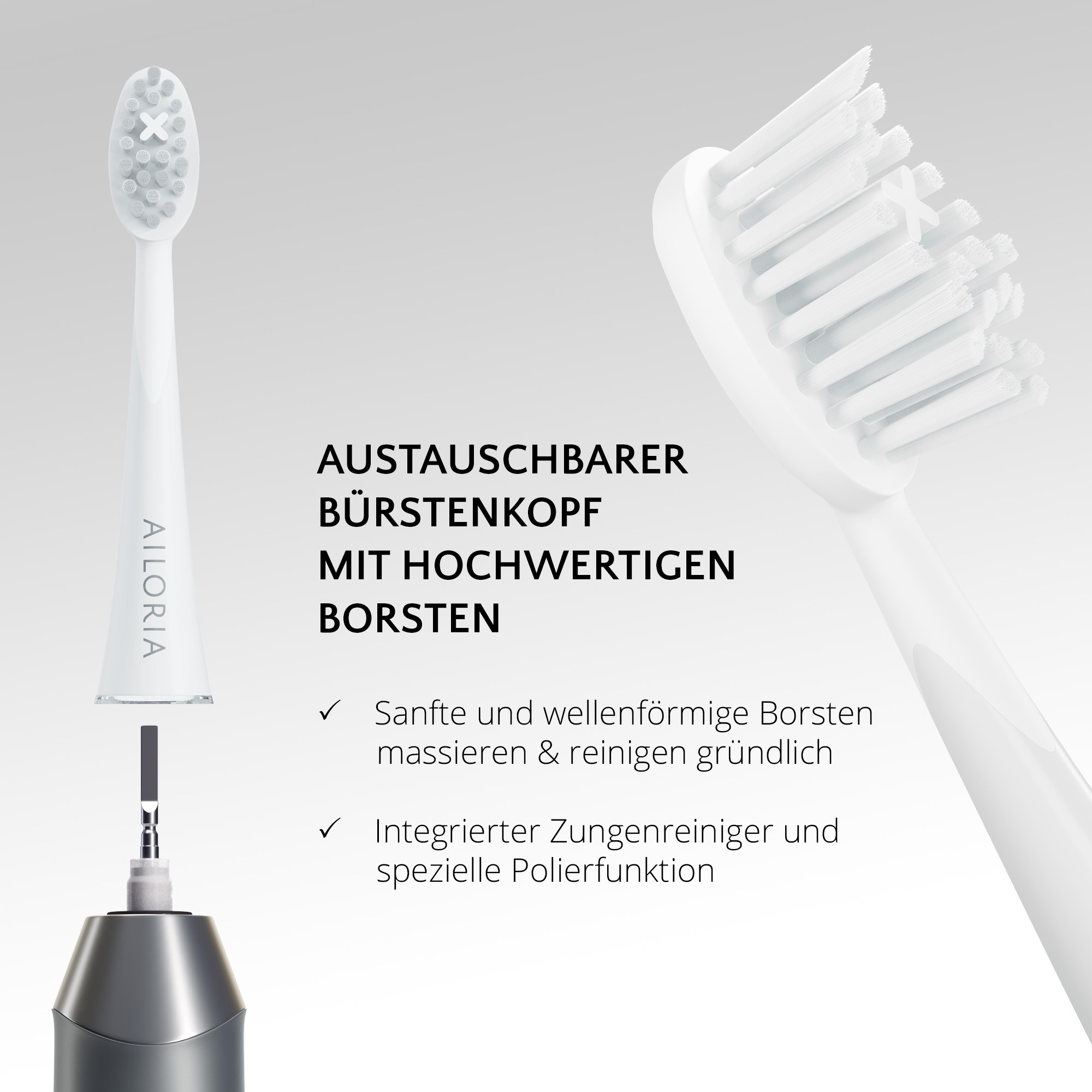 AILORIA Schallzahnbürste »USB-Schallzahnbürste SHINE BRIGHT«